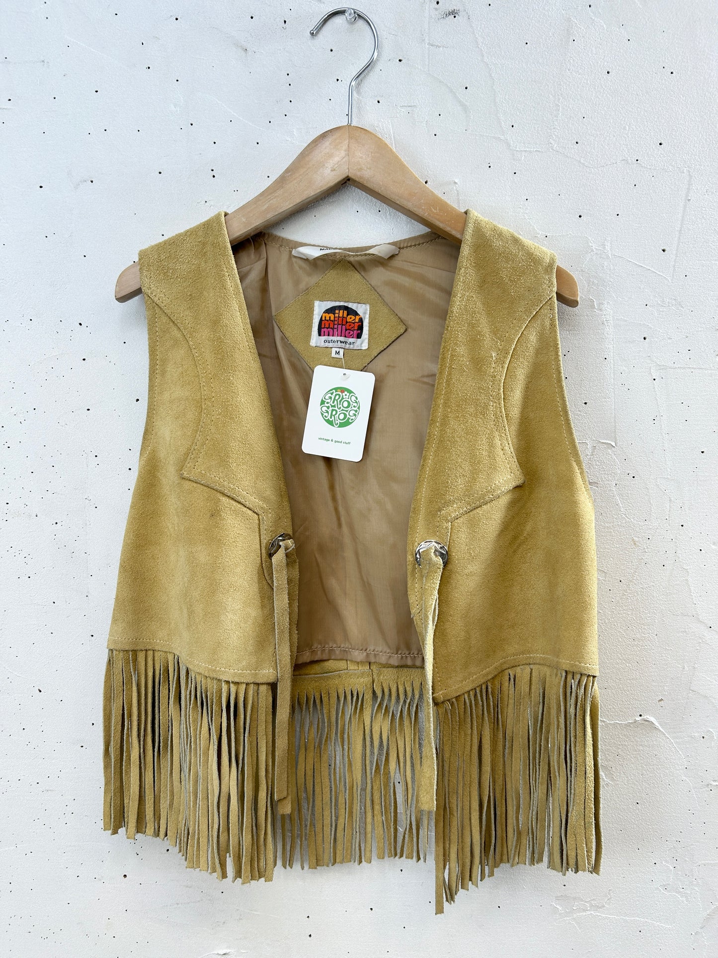 Vintage Leather Vest [H30919]