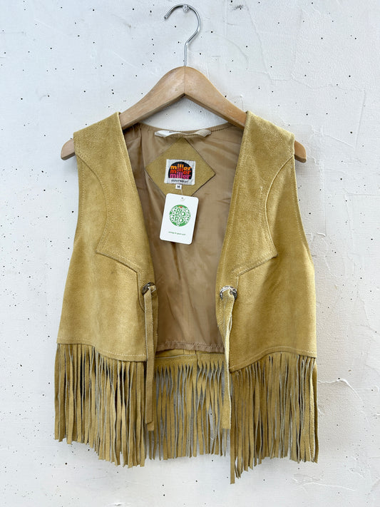 Vintage Leather Vest [H30919]