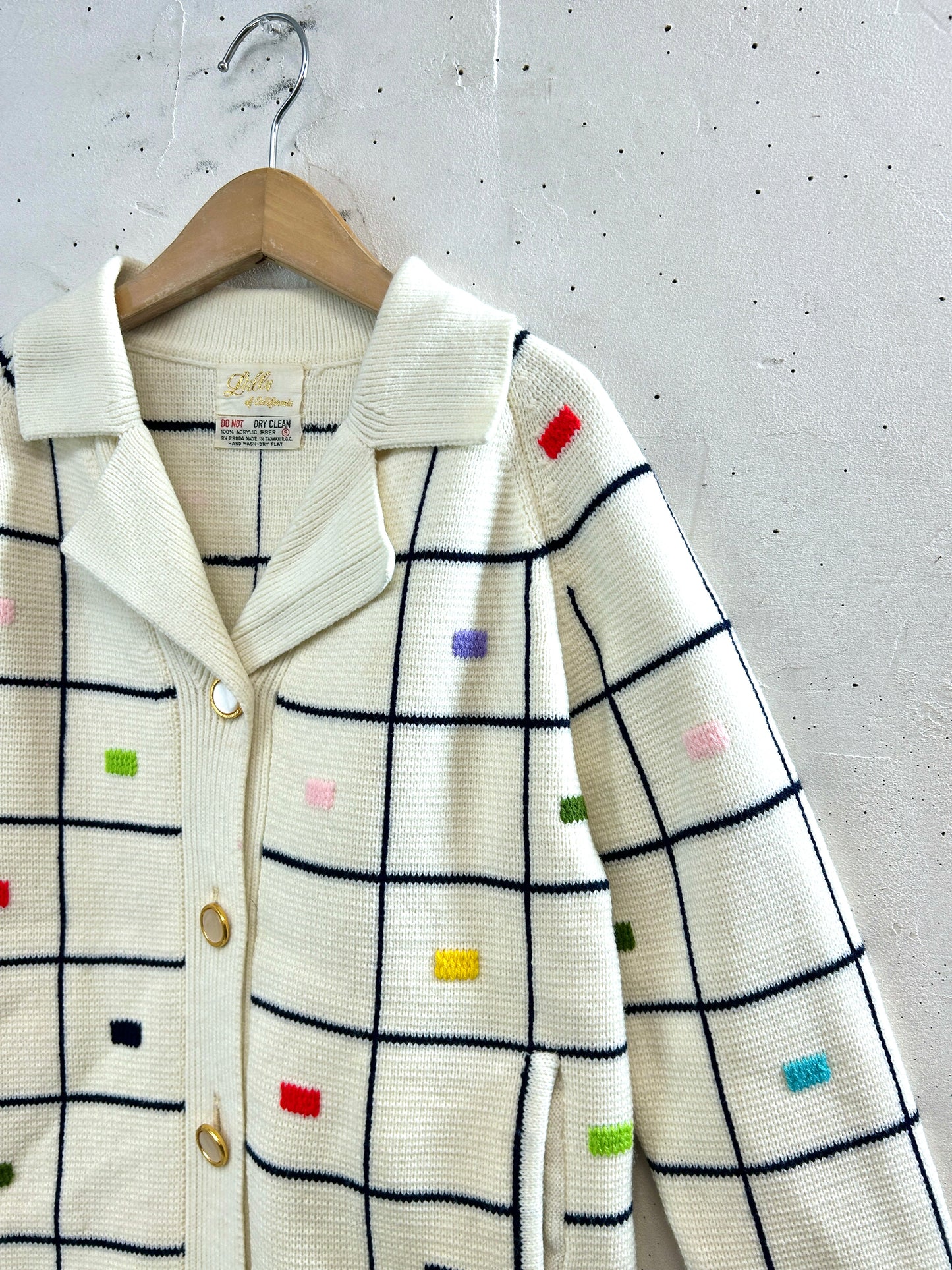 '60s Vintage Knit Cardigan [A31374]