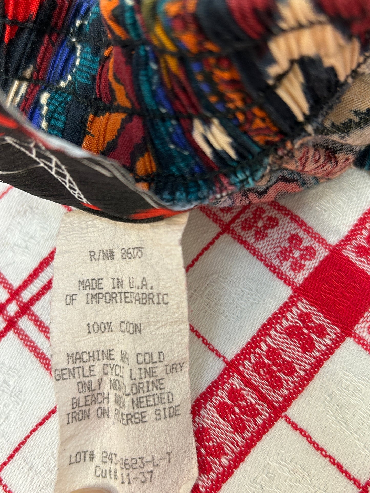 Vintage Tired Skirt MADE IN USA [L31129]