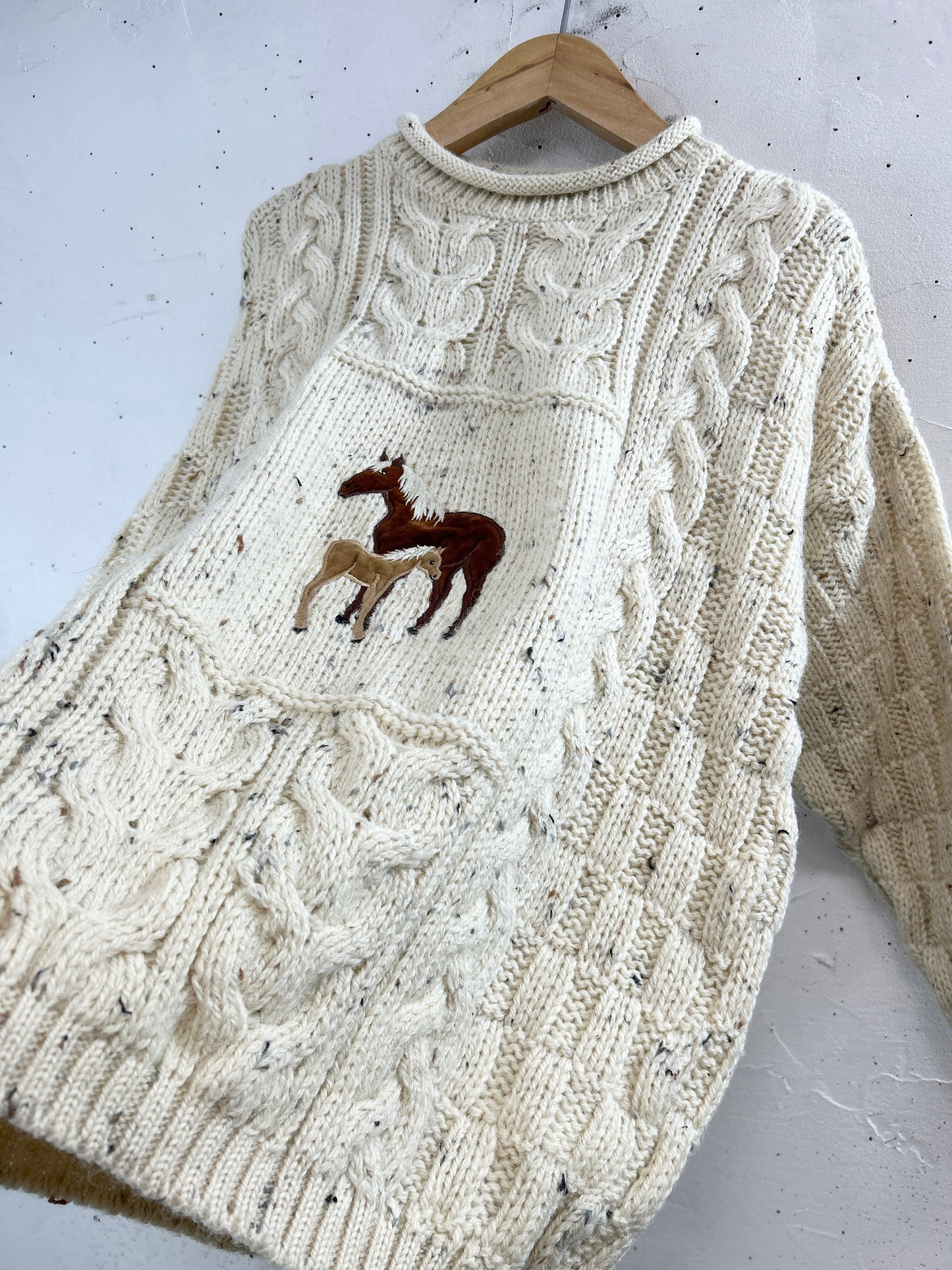 Vintage Knit Sweater 〜Villeger〜 [L31183]