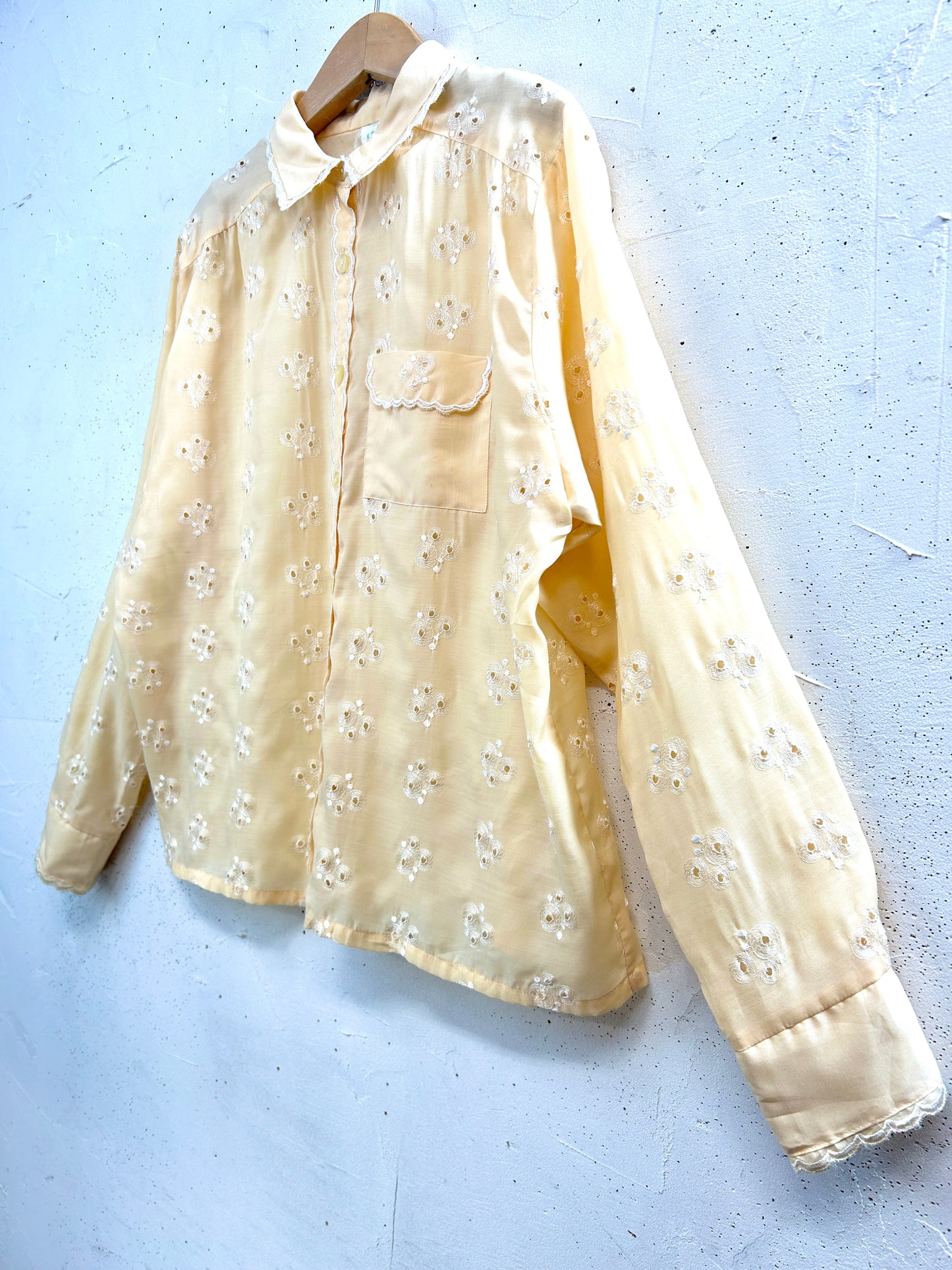 Vintage Cutwork Blouse [E32486]