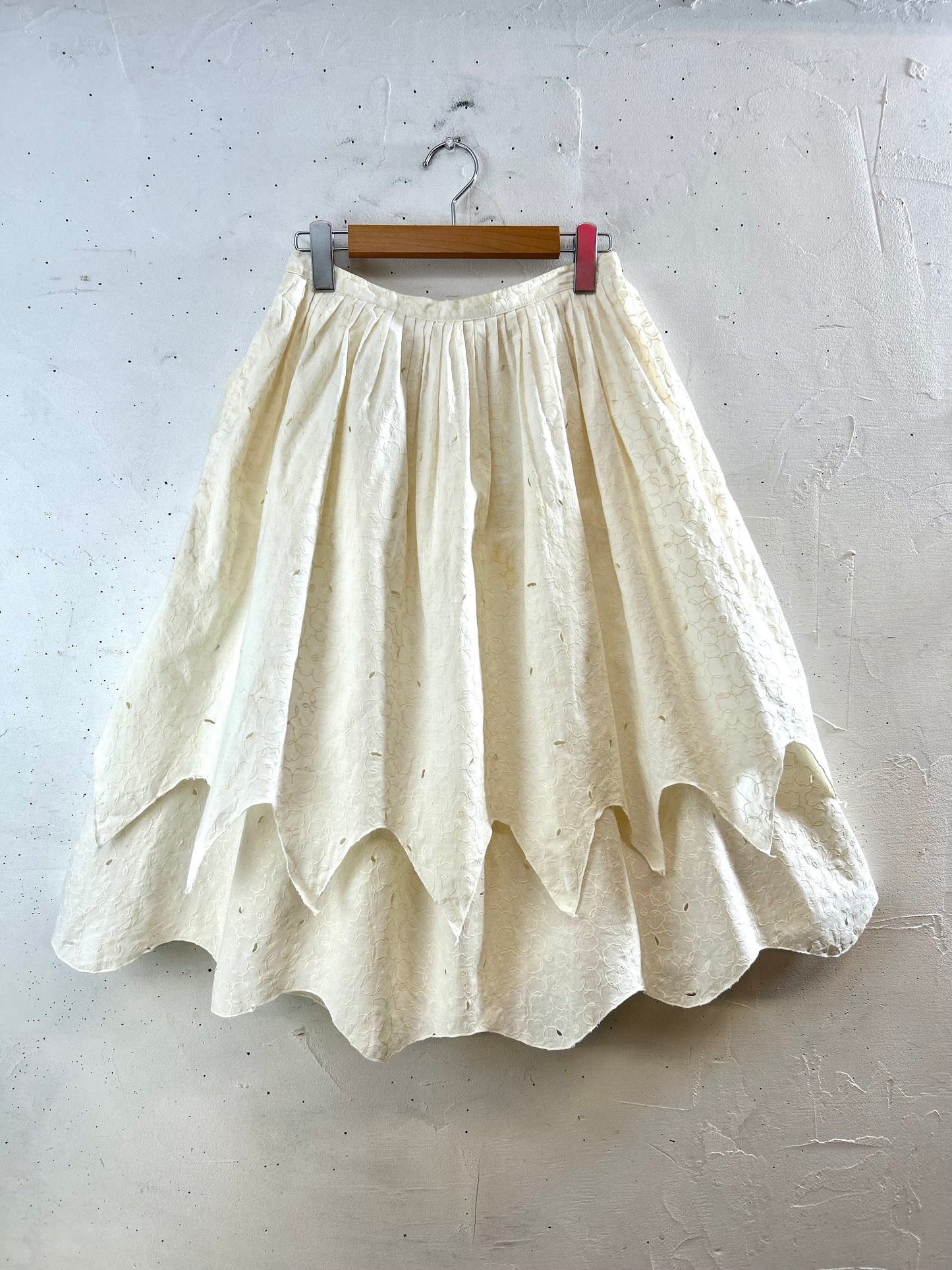 Vintage Tiered Skirt made in italy  [G30641]