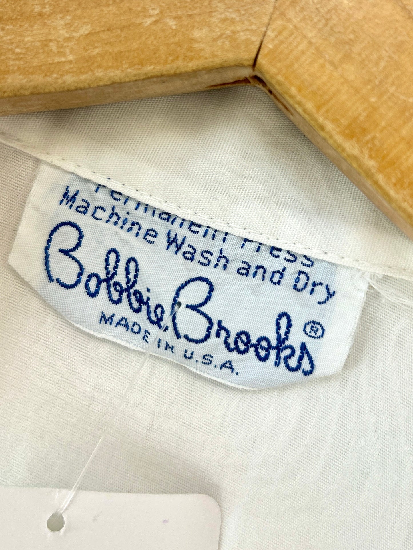 Vintage White Blouse  MADE IN USA[K30845]