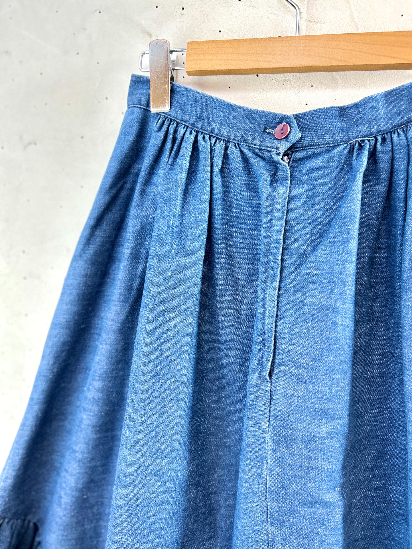Vintage Tiered Skirt  new york  [H30822]
