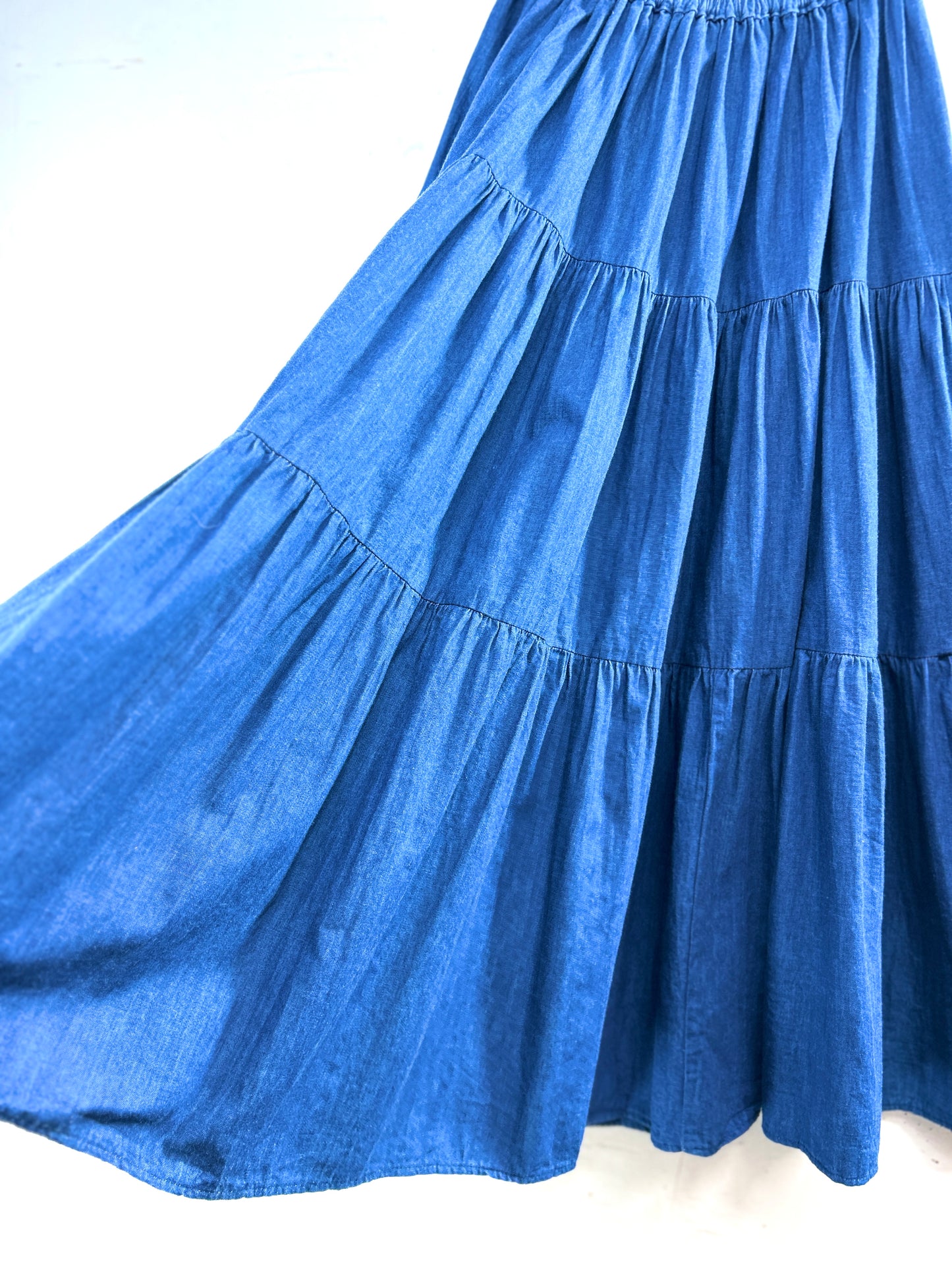 Vintage Denim Skirt MADE IN USA [B31542]
