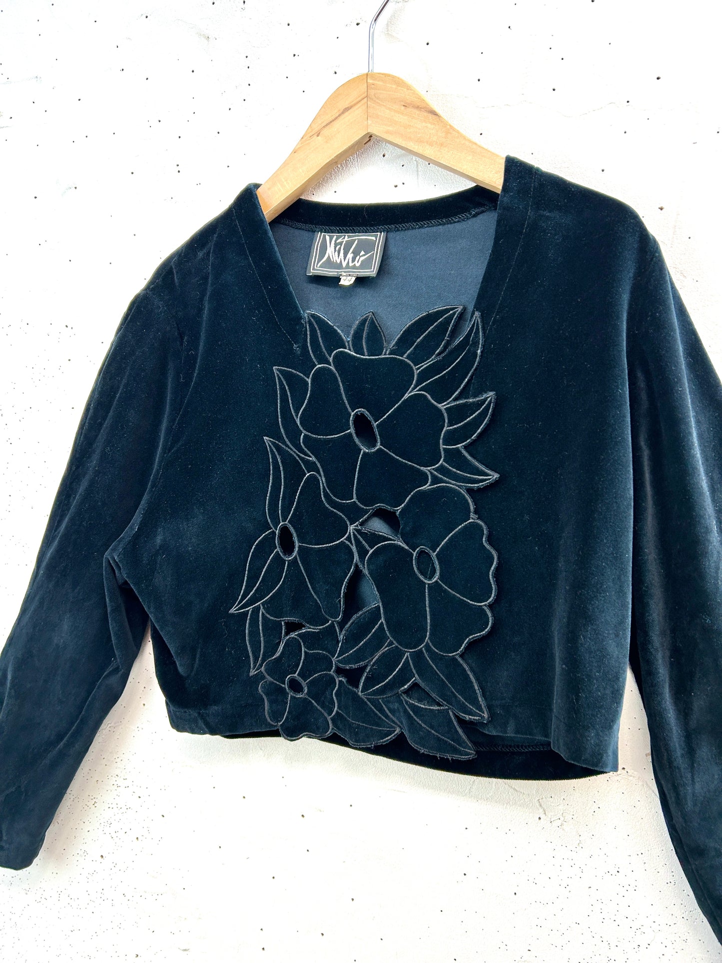 Vintage velours tops [A31416]