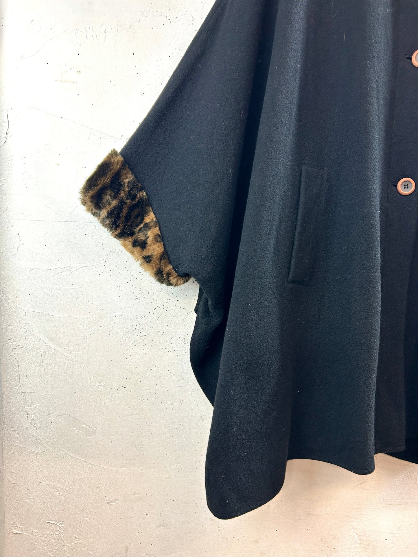 Vintage Cashmere Poncho  [K30853]