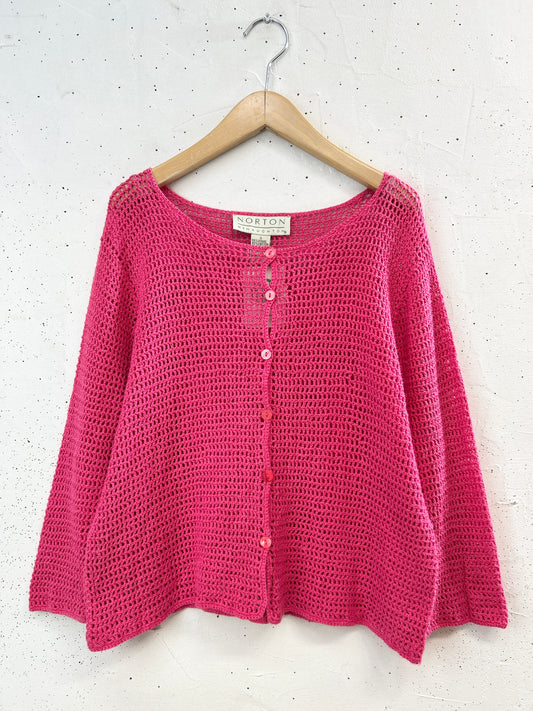 Vintage Crochet Cardigan [F32620]