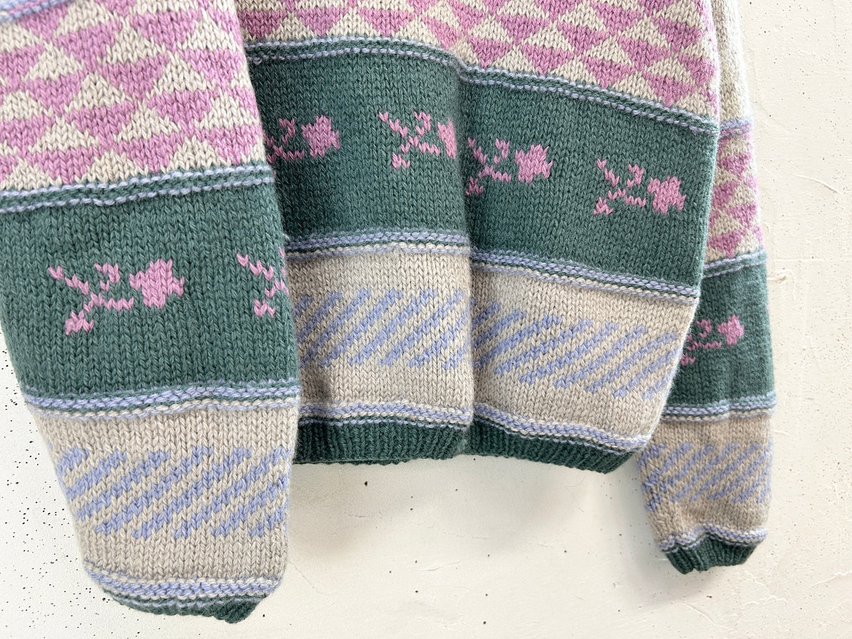 Vintage Knit Sweater [J34263]