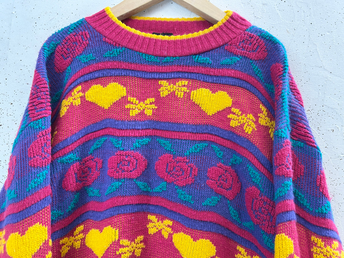 Vintage Knit Sweater 〜MADE IN USA〜[J34226]
