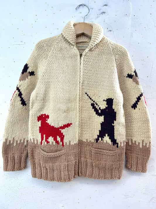 Vintage Cowichan Knit Cardigan [J30519]