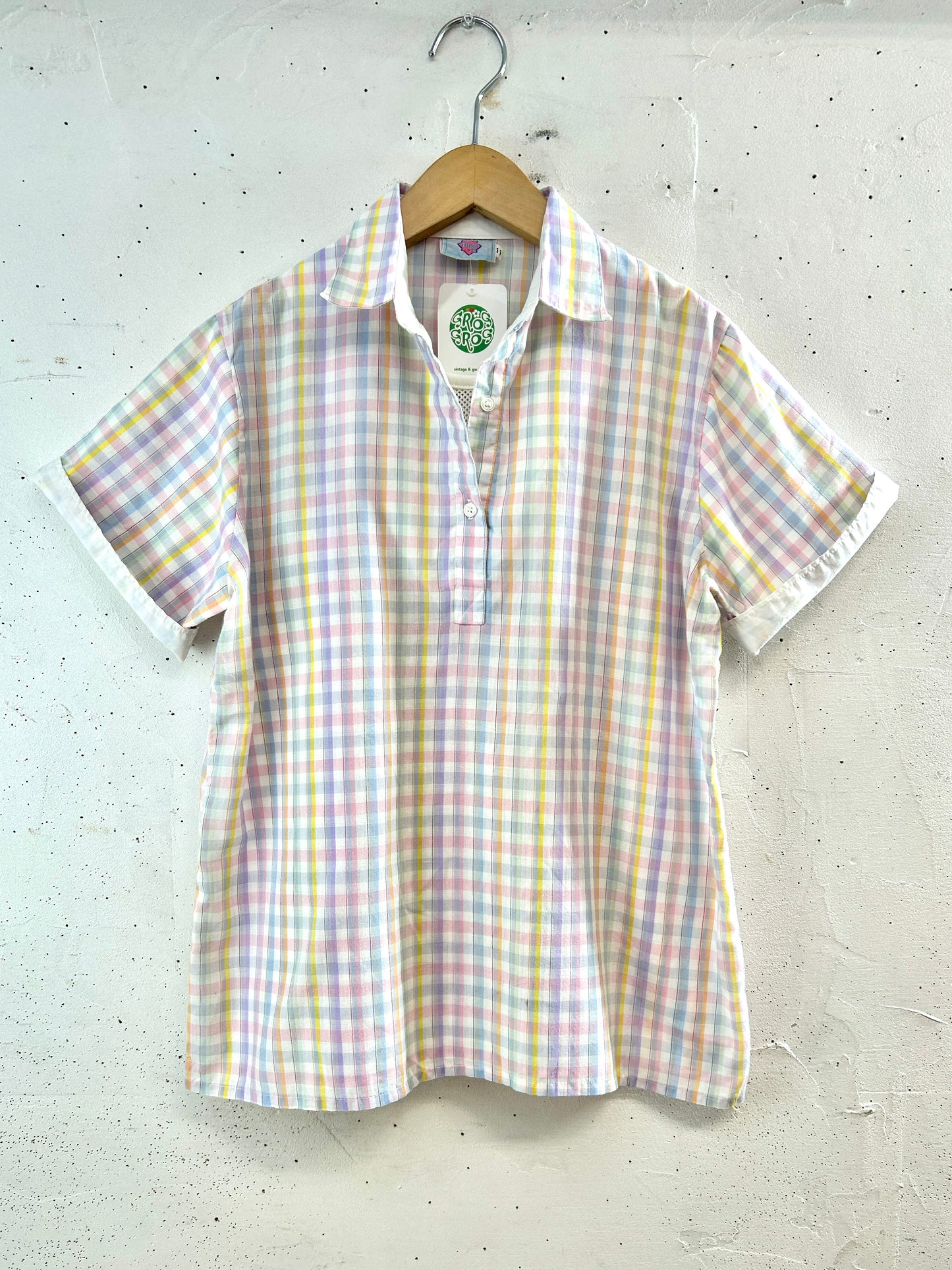 Vintage  Plaid Shirt [D32198]
