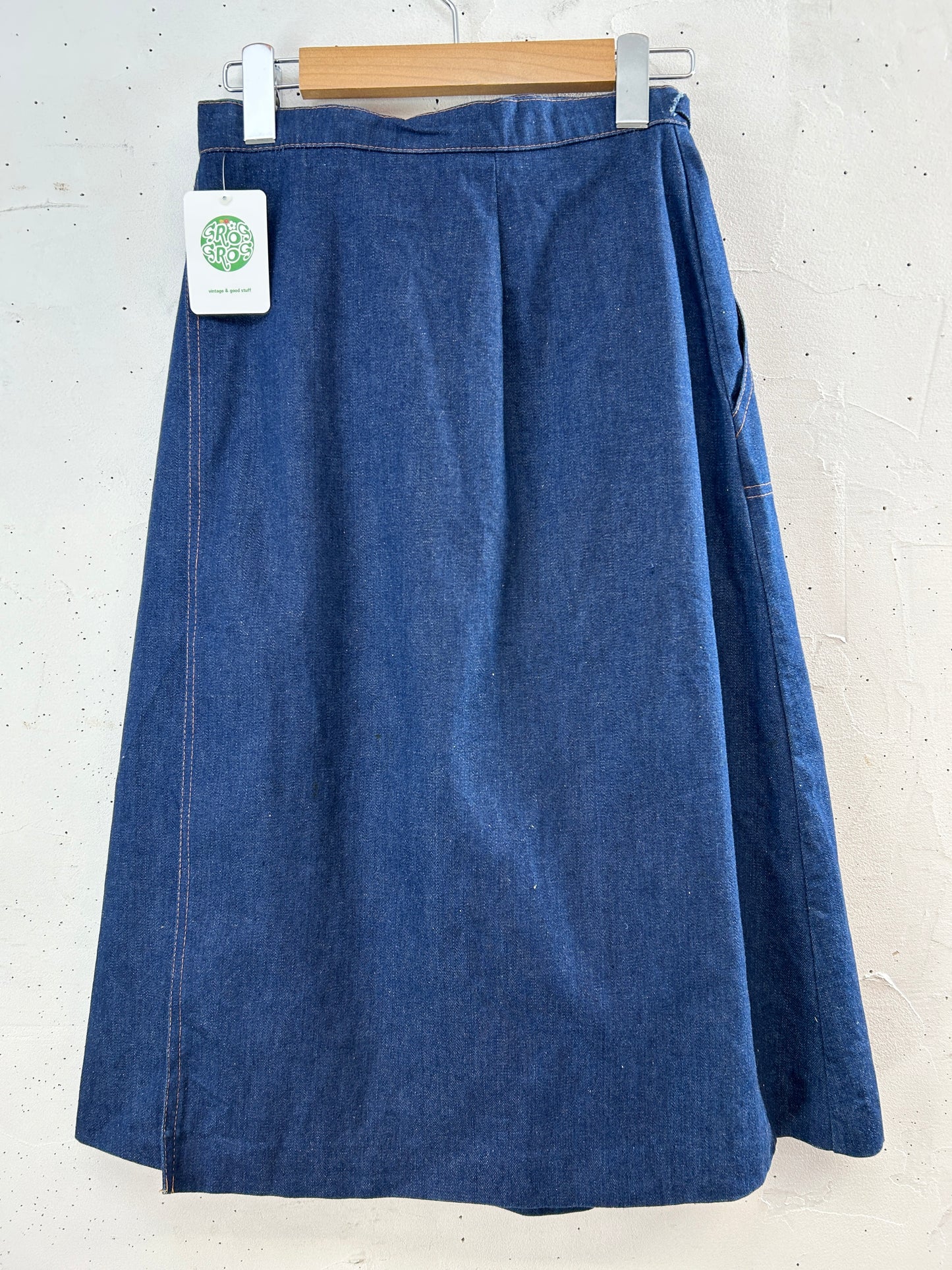 Vintage Wrap Skirt '70s Paint [H30811]