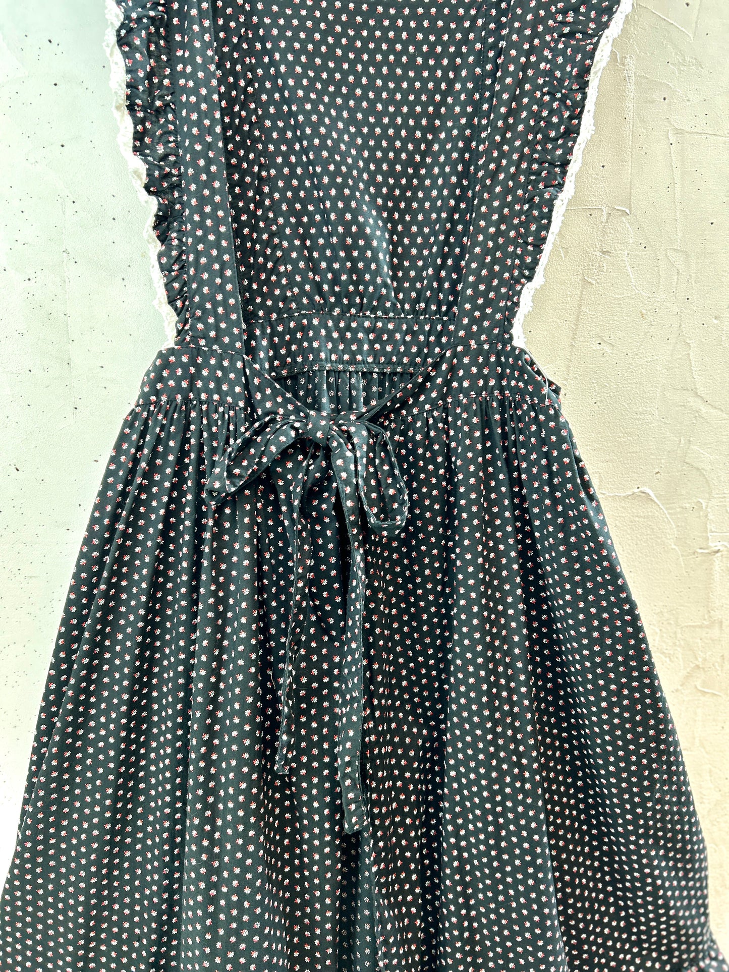 '70s Vintage Apron Dress FABRIQUE EN FRANCE [J30592]