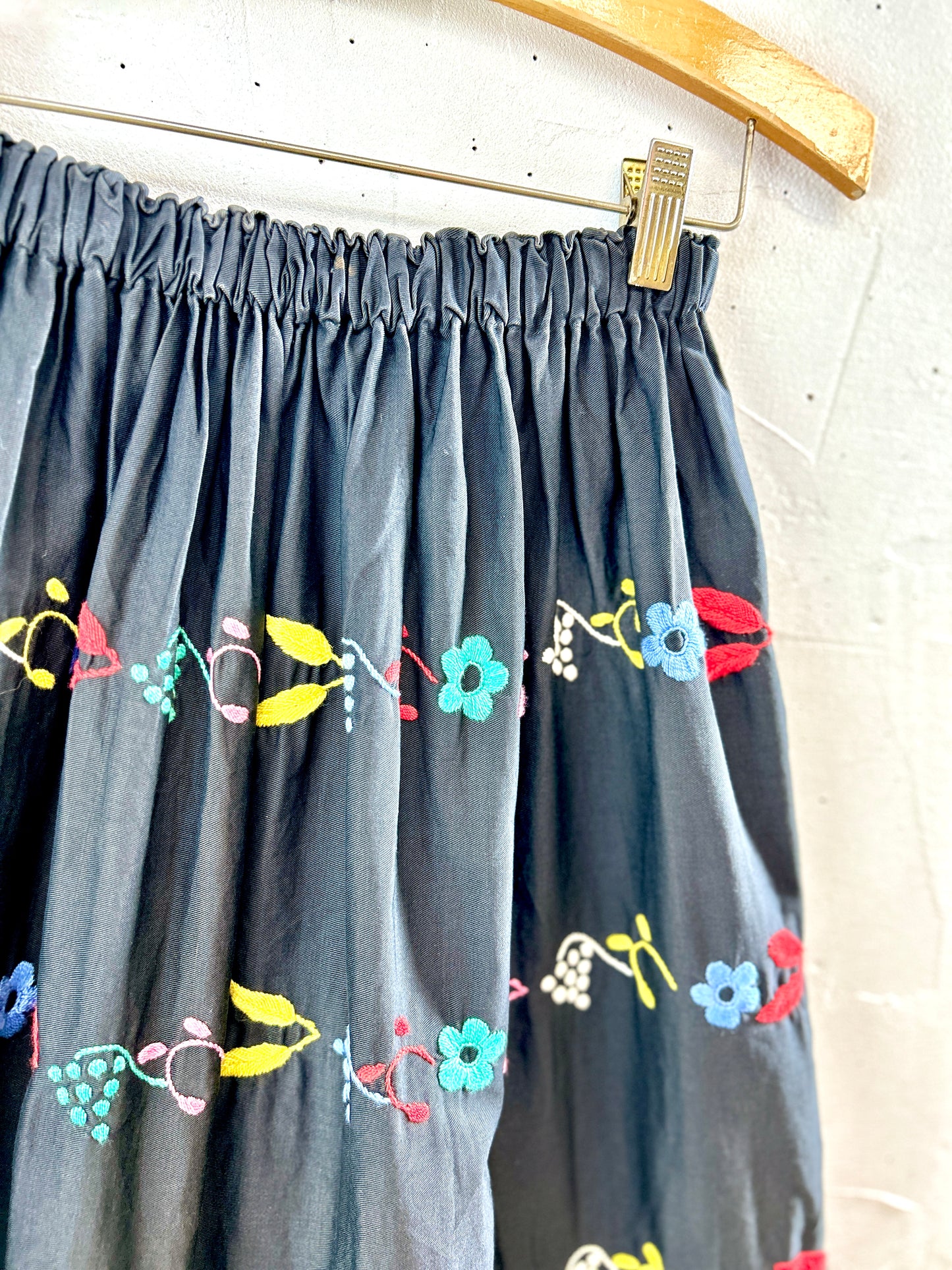 Vintage Embroidery Skirt [H30812]