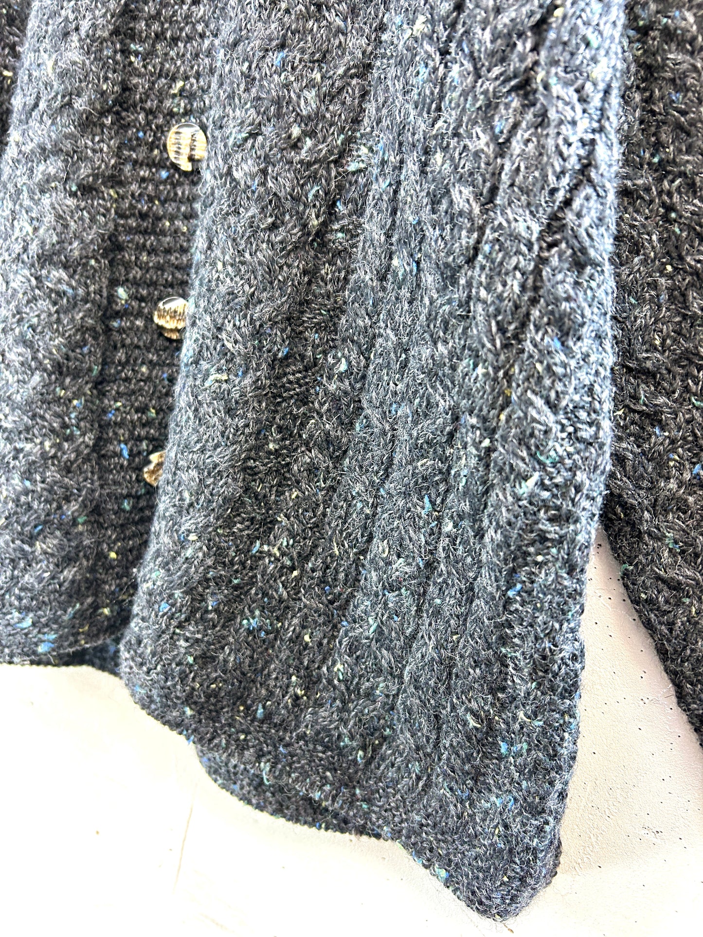 Vintage Knit Cardigan MADE IN IRELAND [K30886]