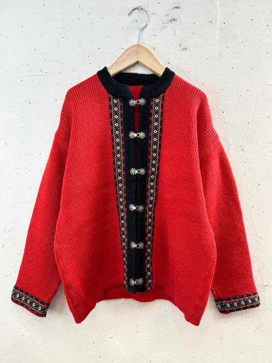 Vintage Knit Cardigan [J30490]