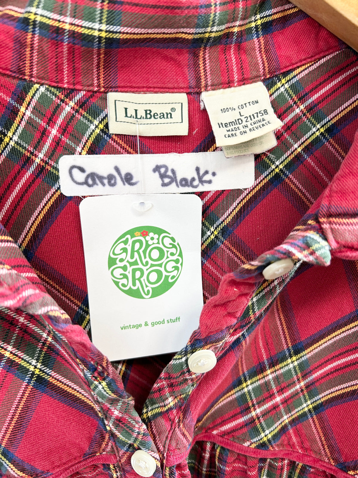 Vintage Plaid Dress 〜L.L.Bean〜[I33796]