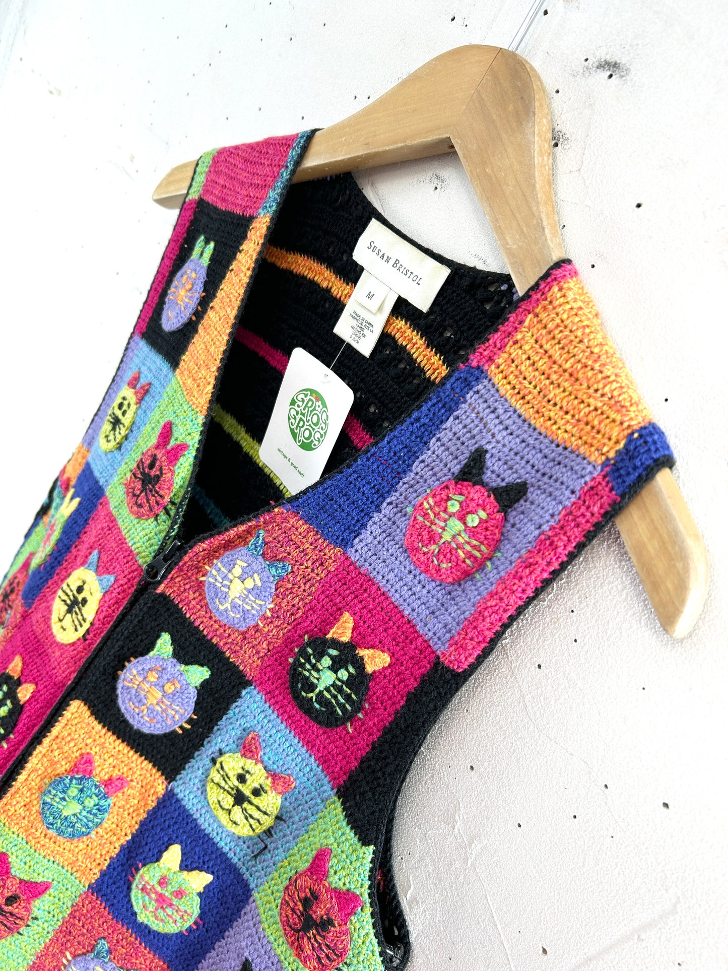 Vintage Knit Vest [D32139]