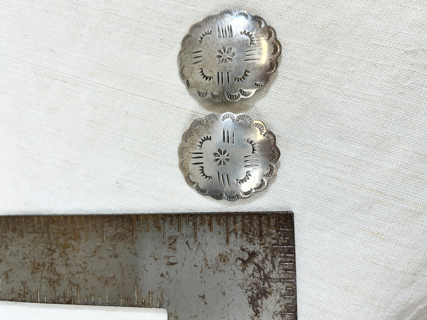 Vintage 925 Silver Earrings MADE IN MEXICO [I30261］