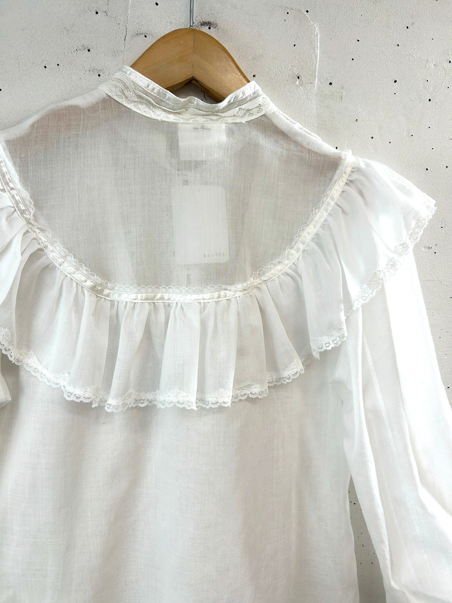 '70sVintage White Blouse 〜GUNNIES〜 [A31322]