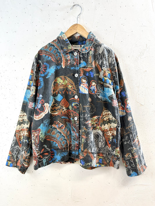 Vintage Jacket 〜Chico's〜 [I30990]