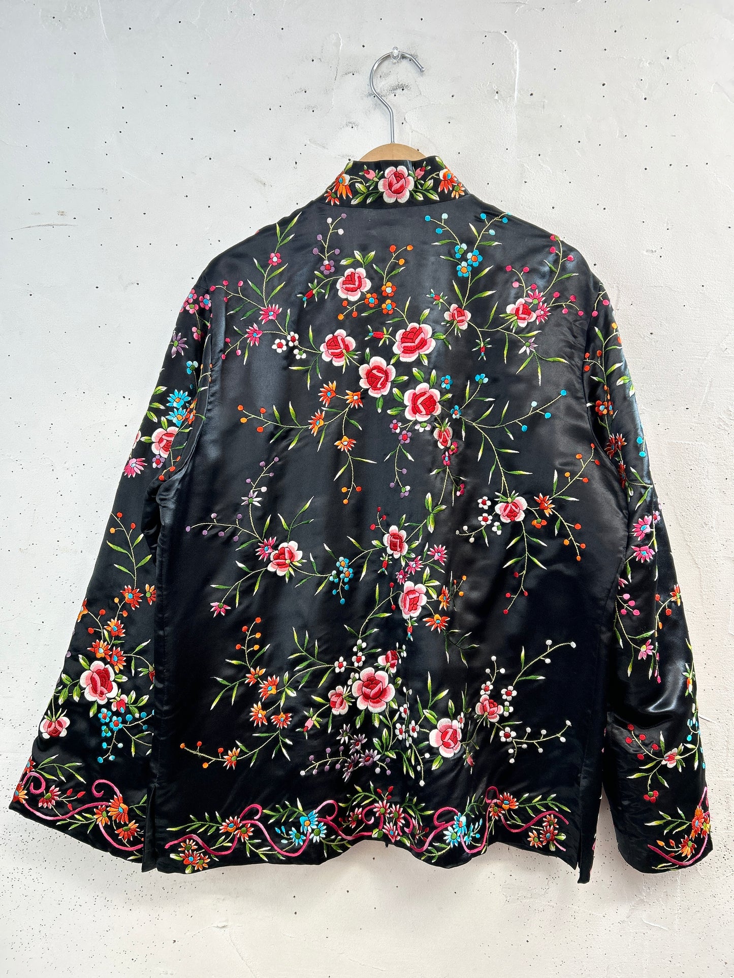 Vintage Silk China Jacket 〜Plum Blossoms〜[A31210]