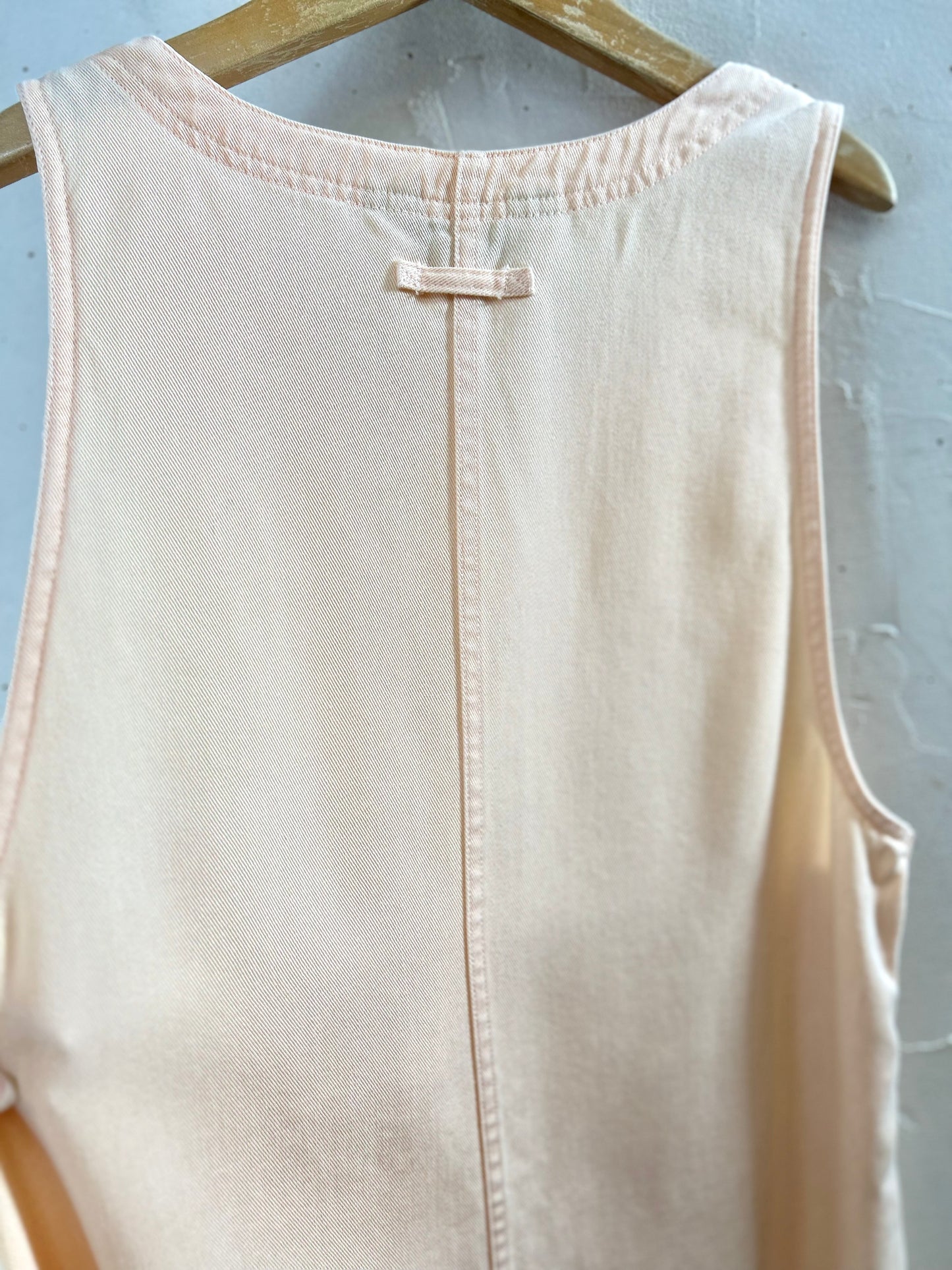 Vintage Denim Over Dress [F30507]