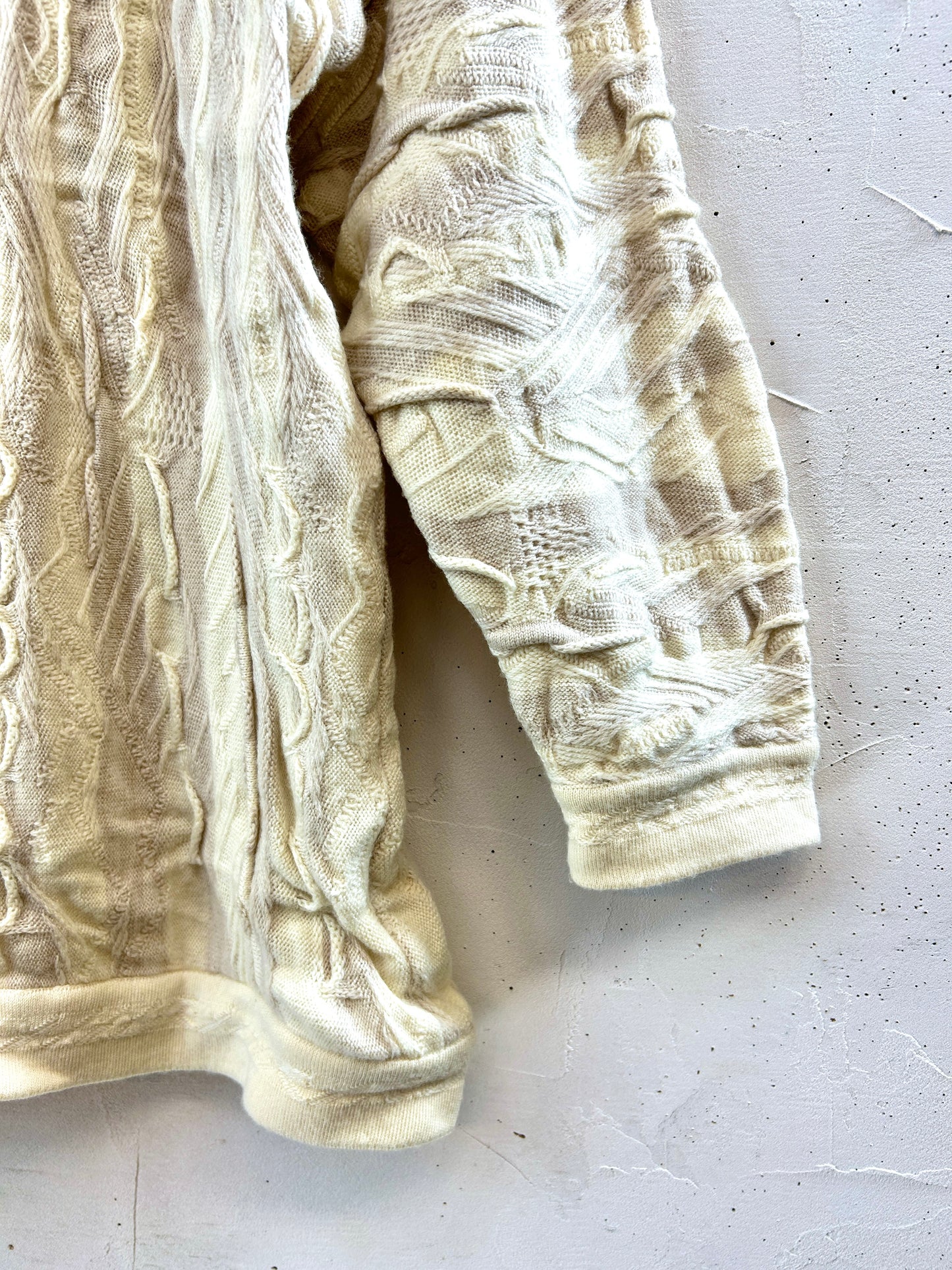 Vintage Crazy 3D Knit Cardigan AUSTRALIAN MADE [I30264]