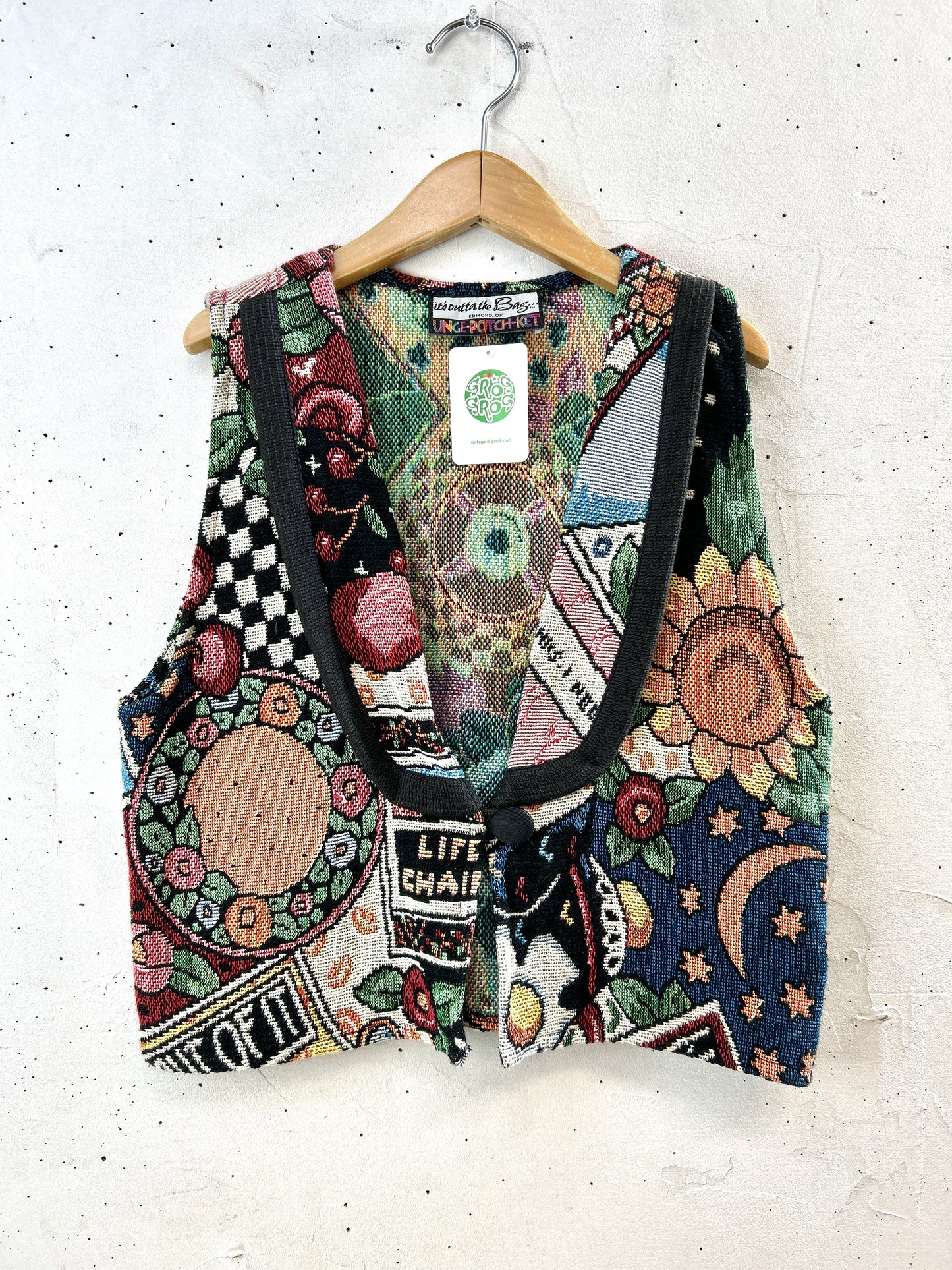 Vintage Rug Vest [H30933]
