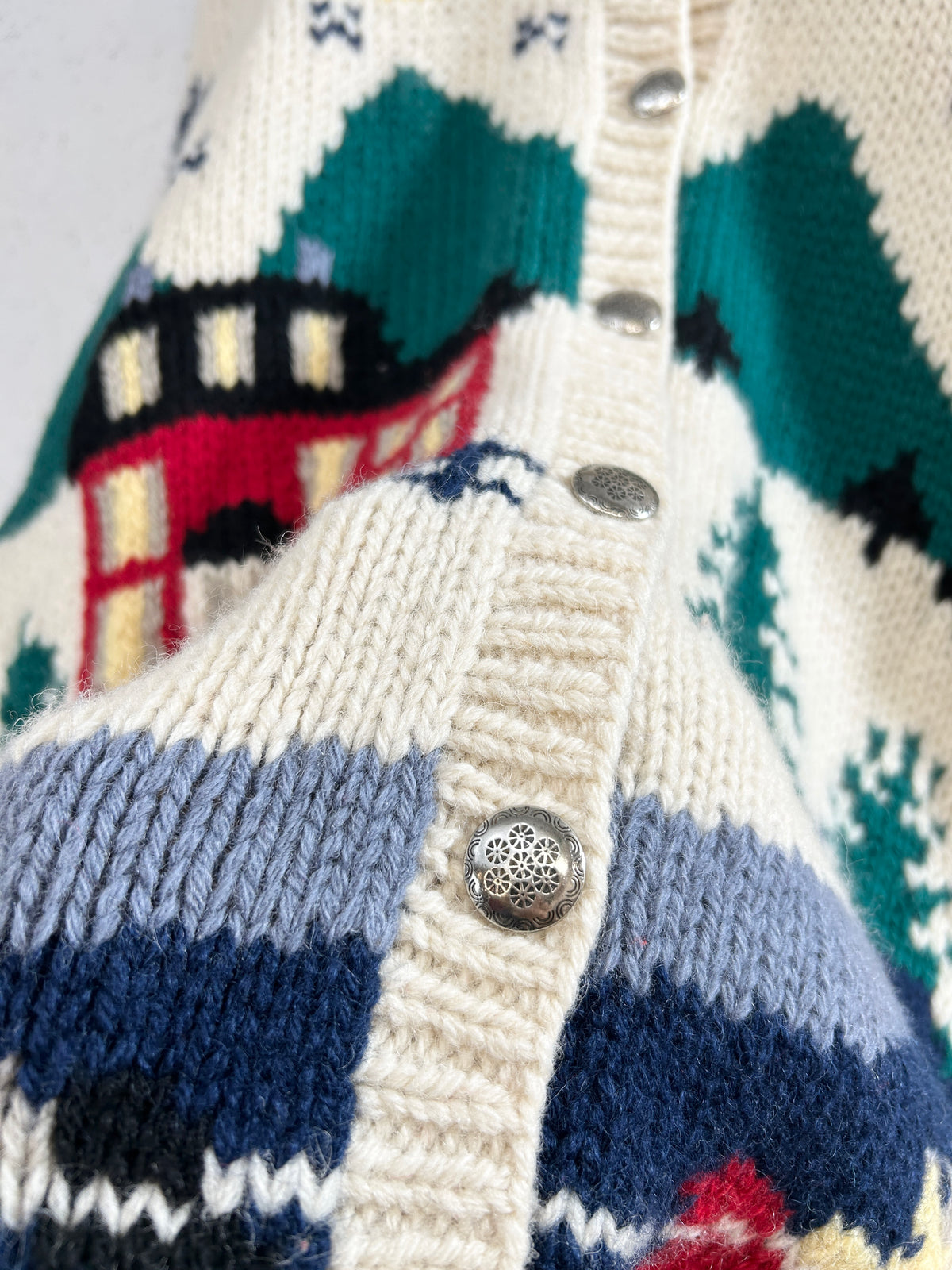 Vintage Knit Cardigan 〜Eddie Bauer〜 [J32440]