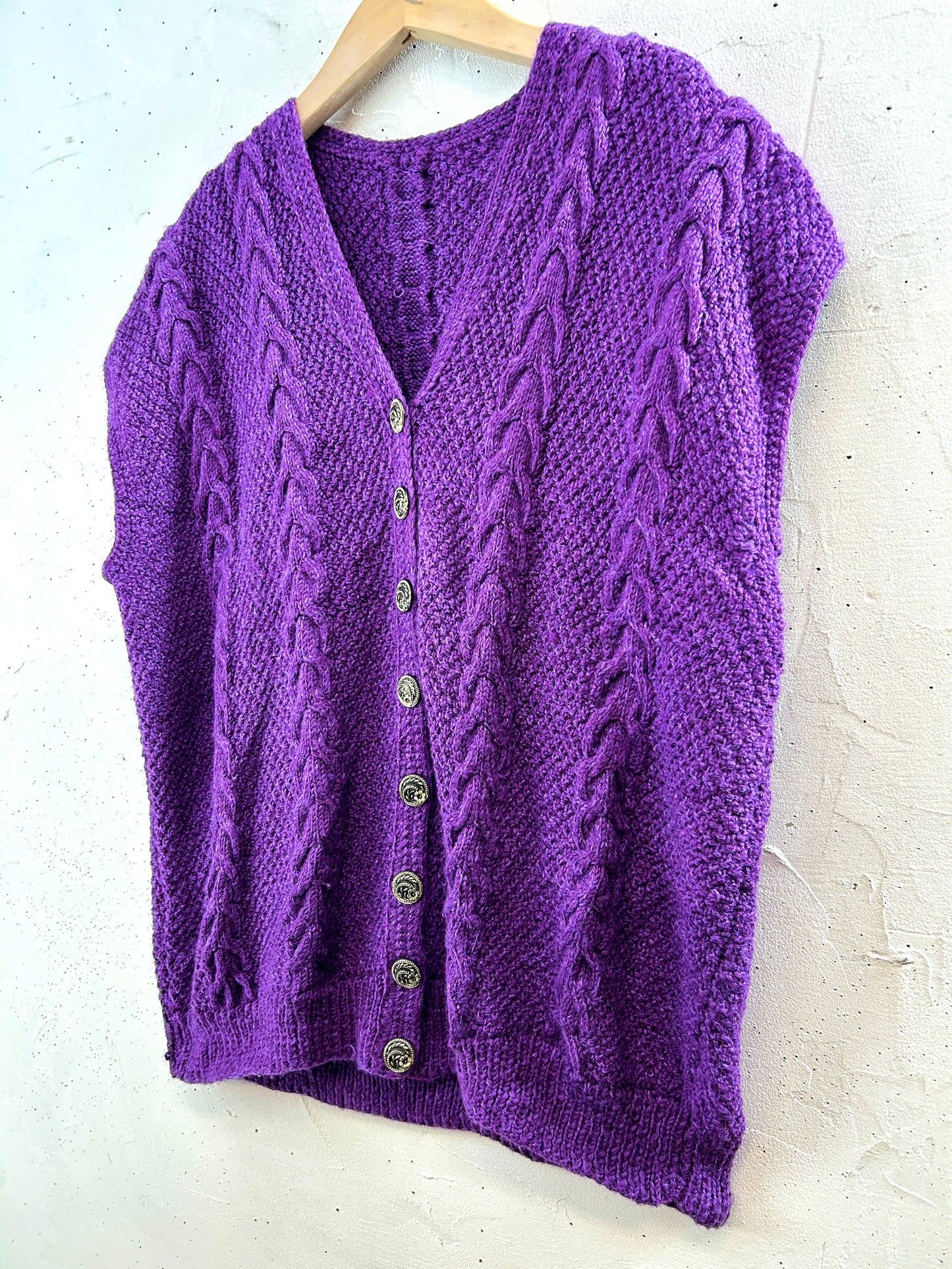 Vintage Knit Vest [J30677]