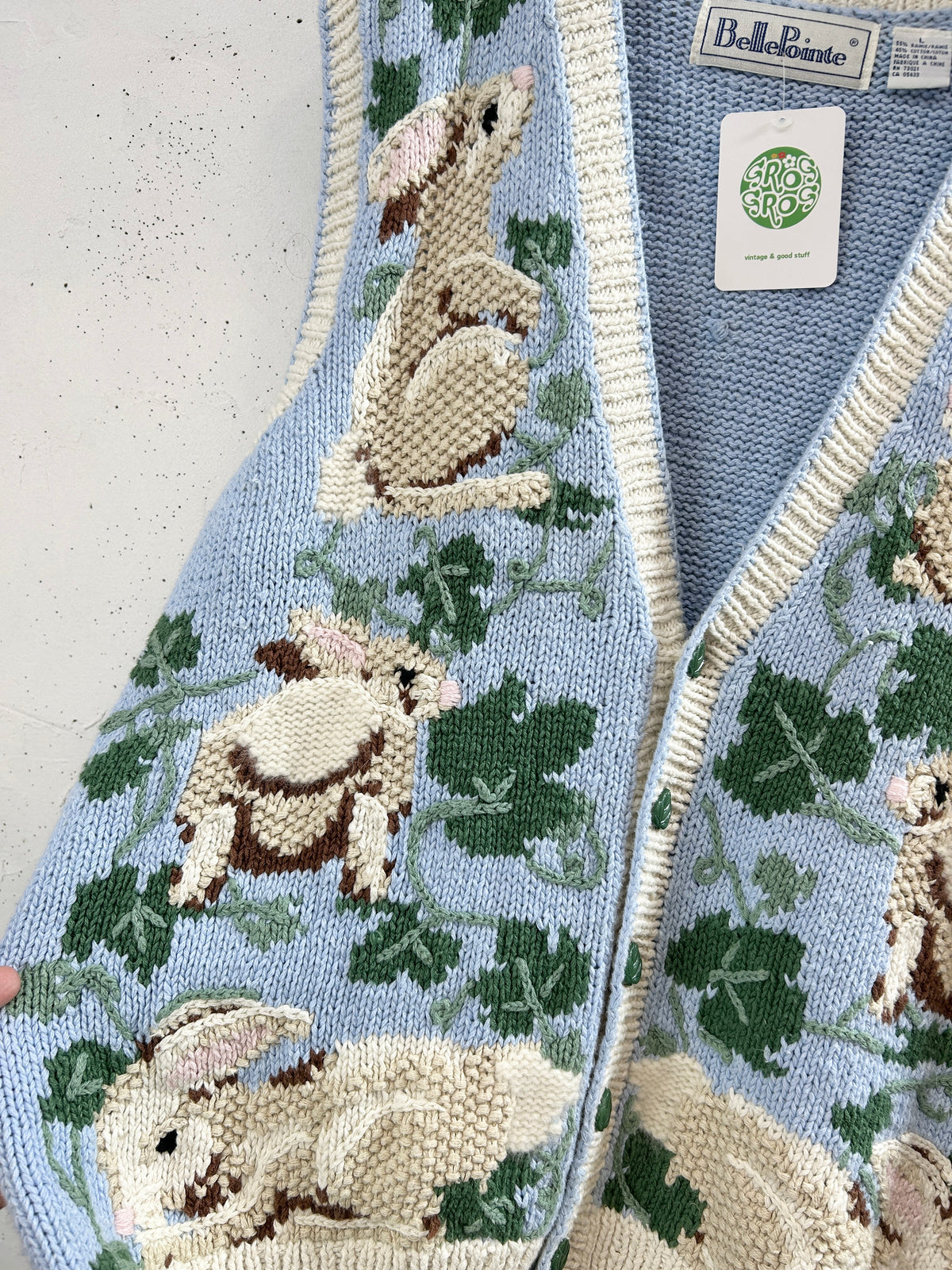 Vintage Knit Vest [J34178]
