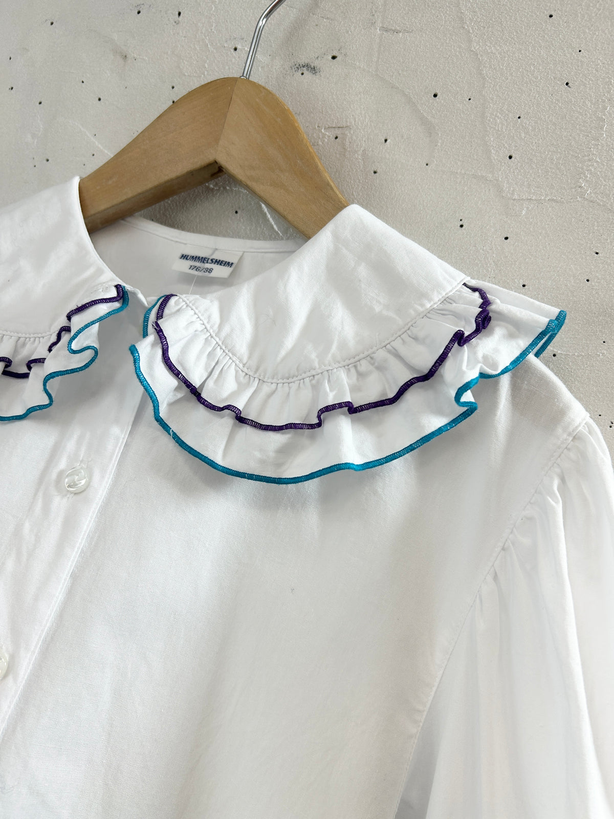 Vintage White Blouse [I33985]