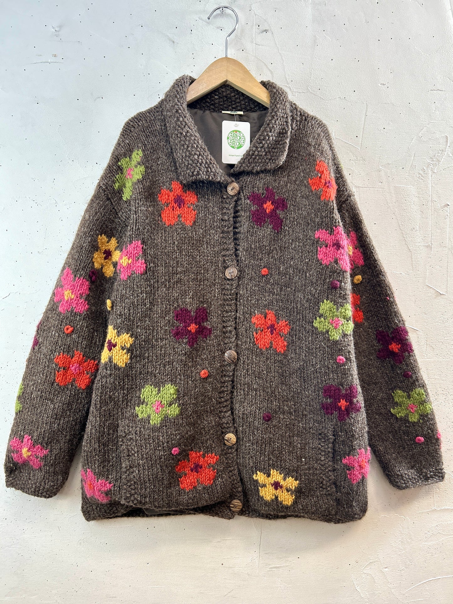 Vintage Knit Cardigan 〜PACHAMAMA〜 [K30855]