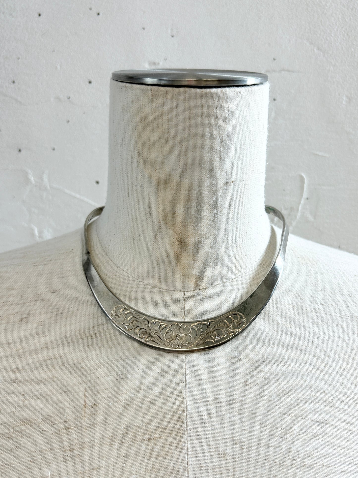 Vintage 925Silver Choker MADE IN MEXICO [I30221]