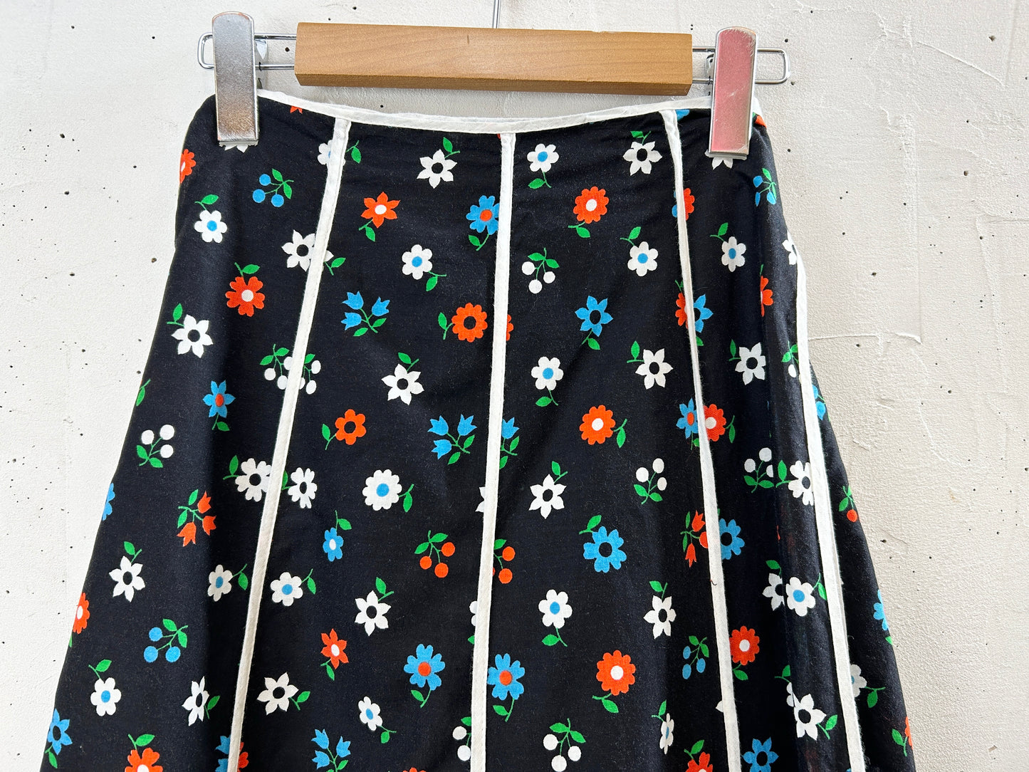 Vintage Wrap Skirt '70s [H30911]