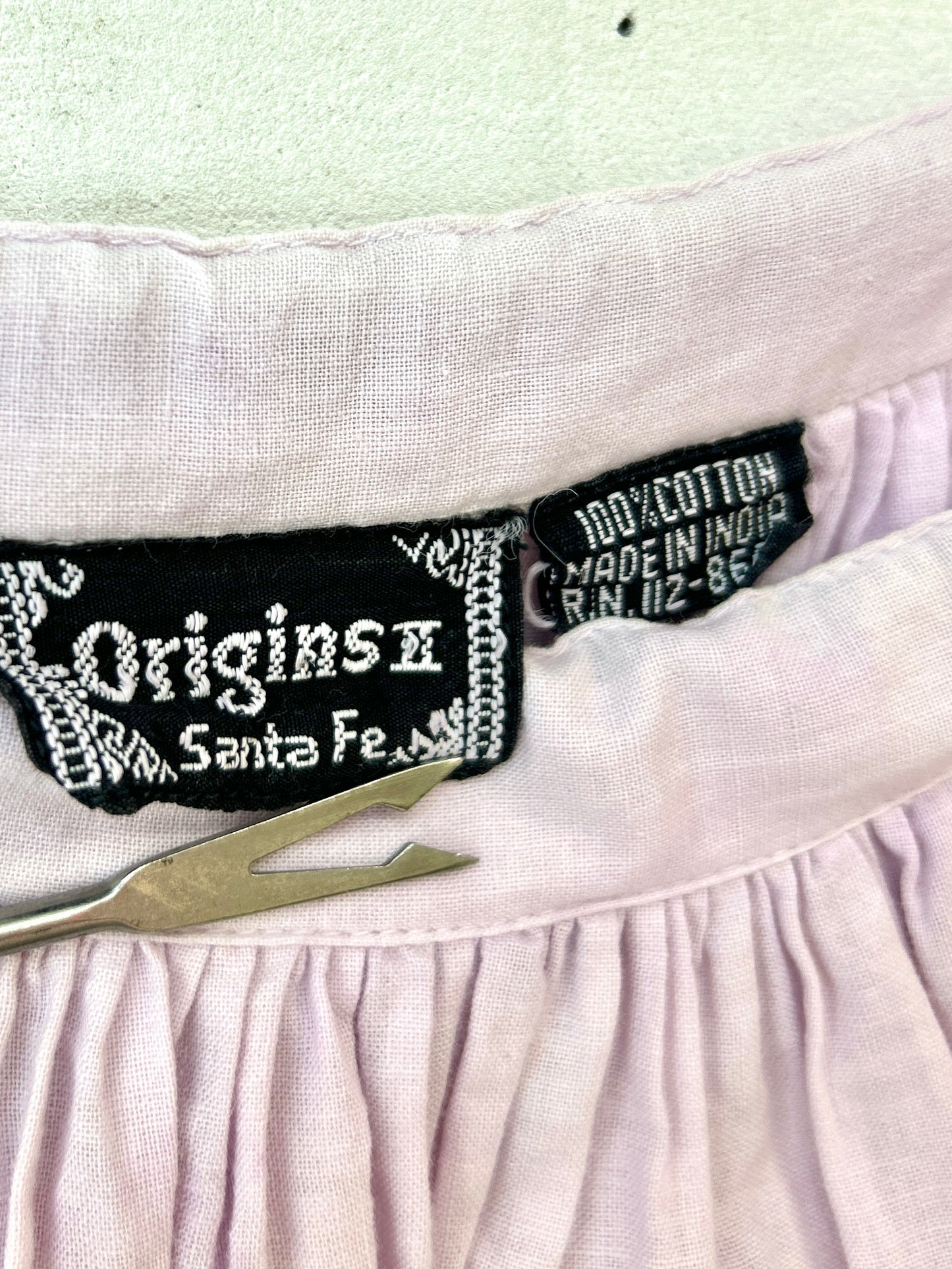 Vintage Cotton Patchwork Skirt MADE IN INDIA [H30813]