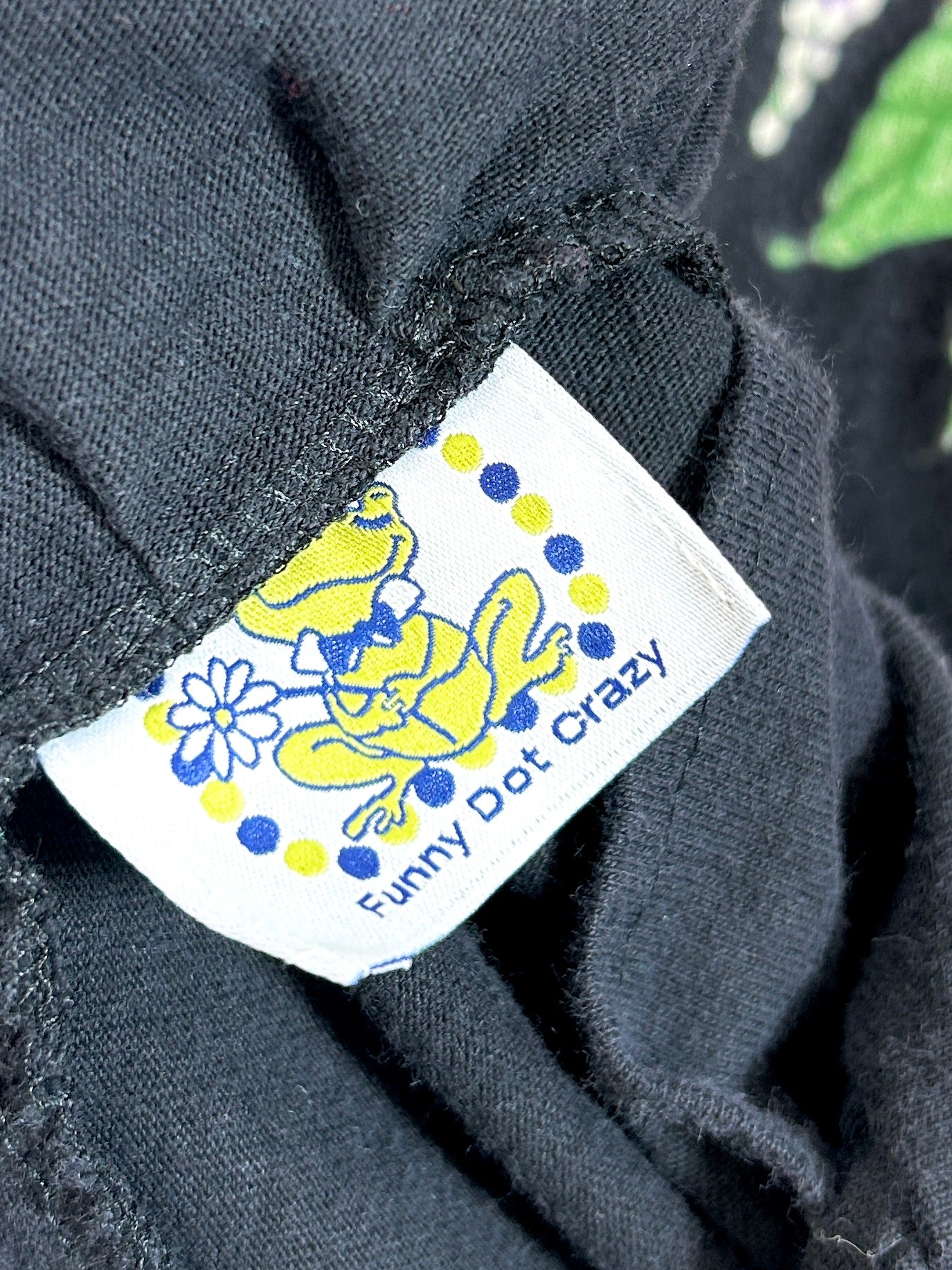 Vintage T Shirt 〜Funny dot CRAZY〜 [F32687]