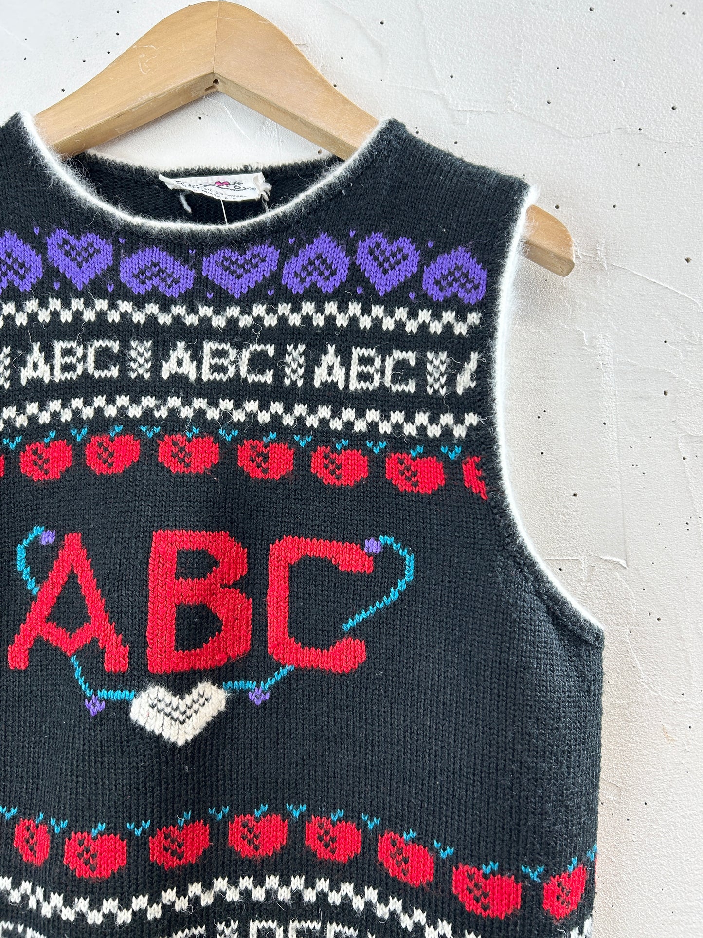 Vintage Knit Vest [I30201]