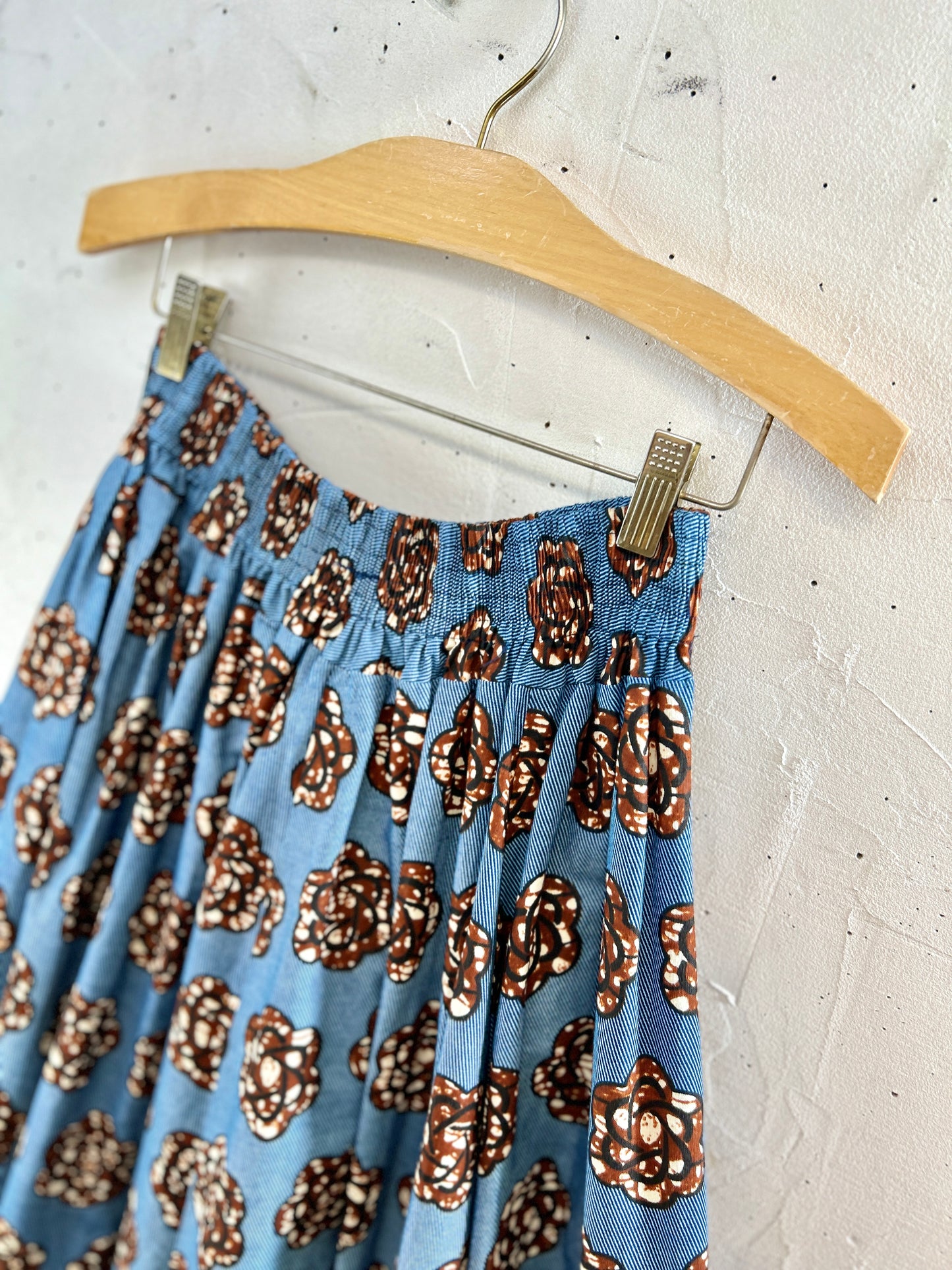 Vintage African Batik Skirt [K30841]