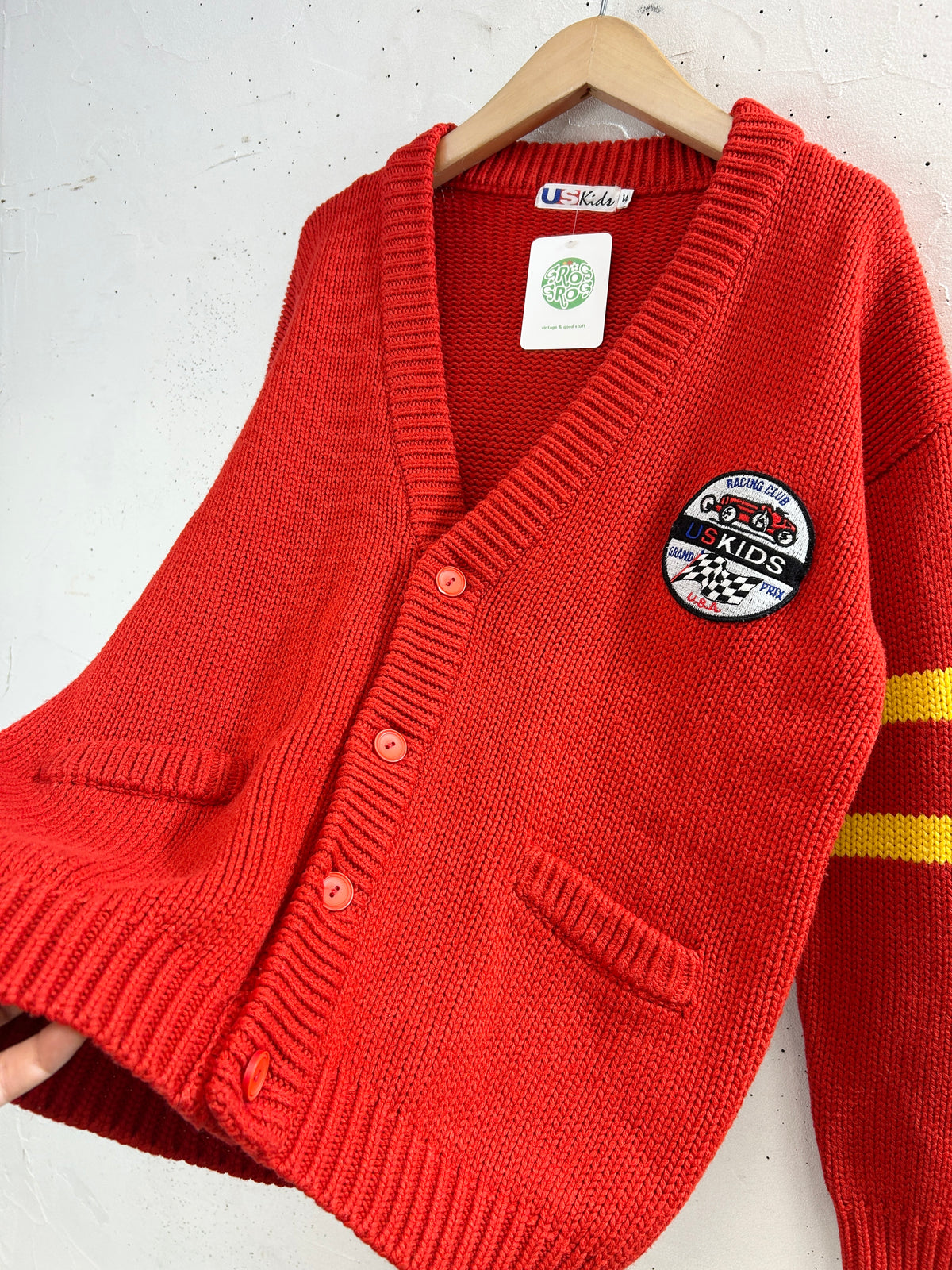 Vintage Knit Cardigan [J34127]