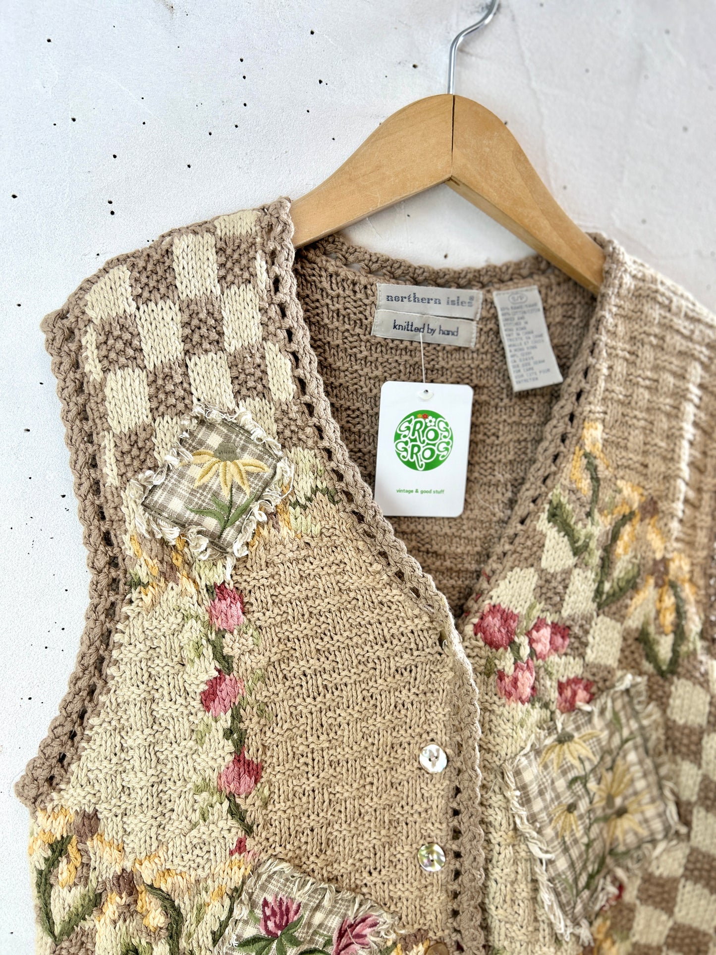Vintage Knit Vest [I30179]