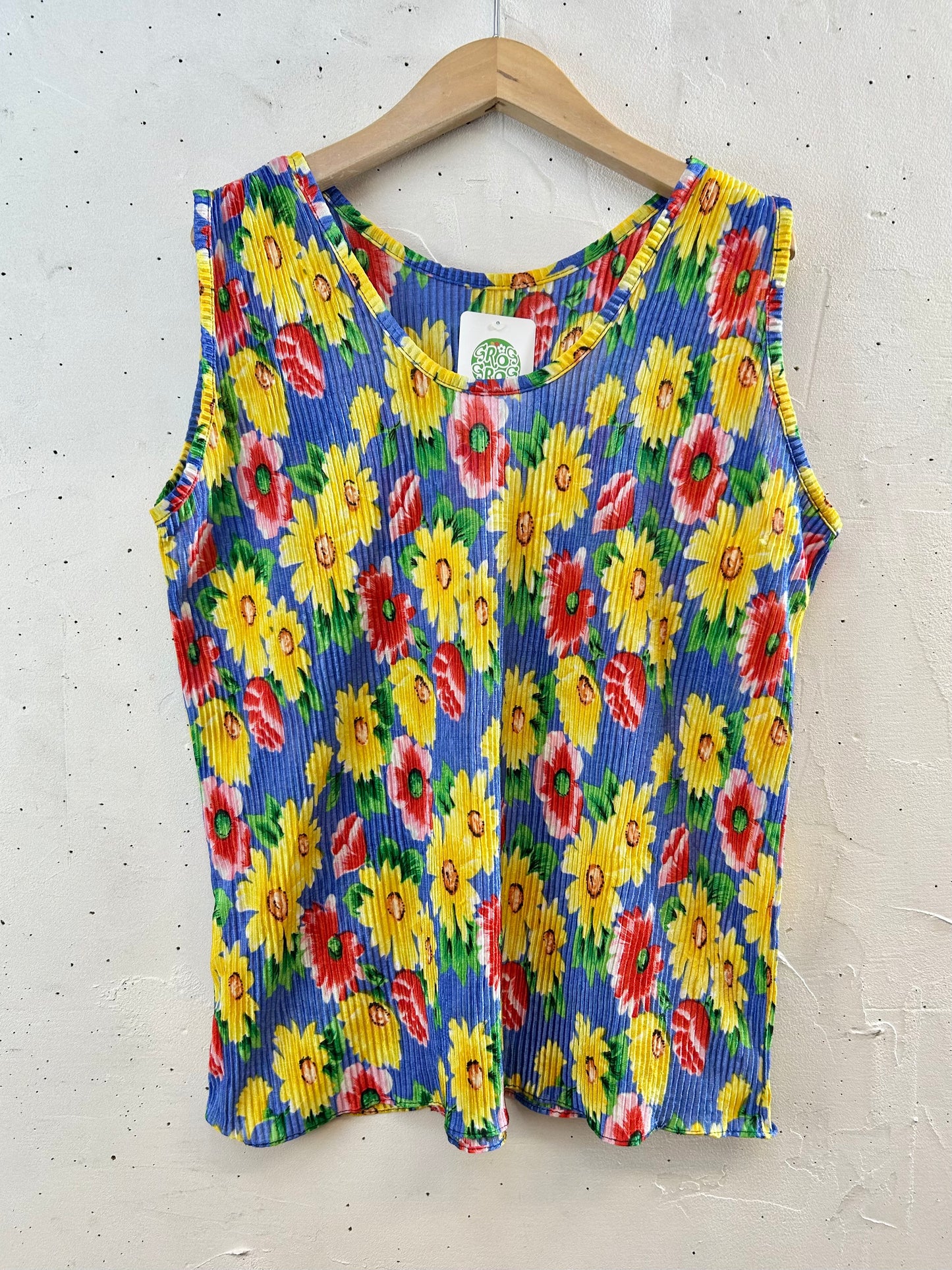Vintage Pleats Tops [G30610]