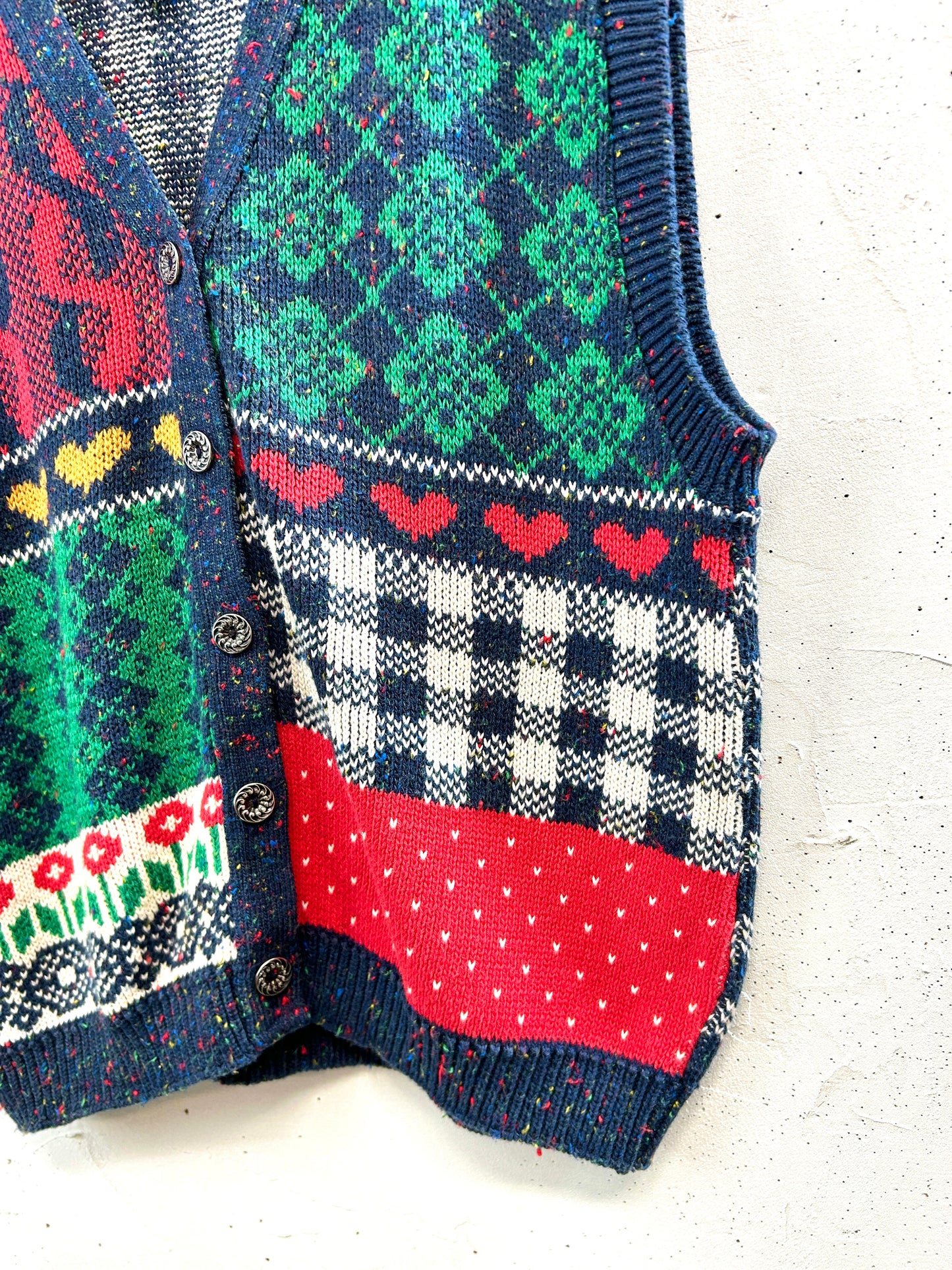 Vintage Knit Vest [B31668]