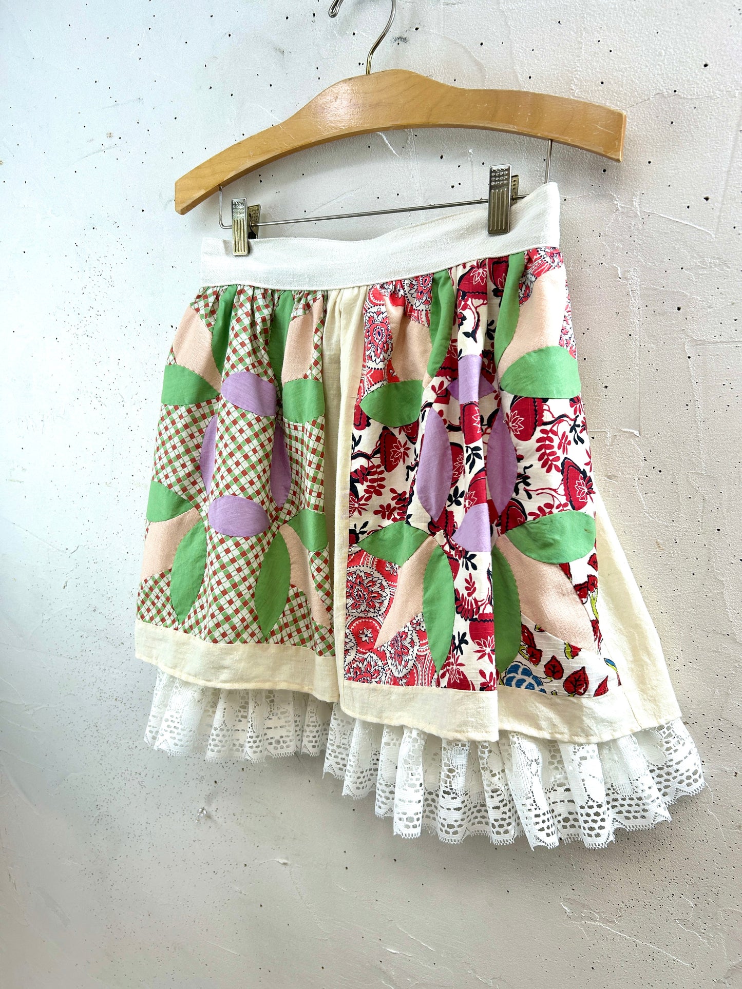 Vintage Apron 〜Funny dot CRAZY〜 [F32862]