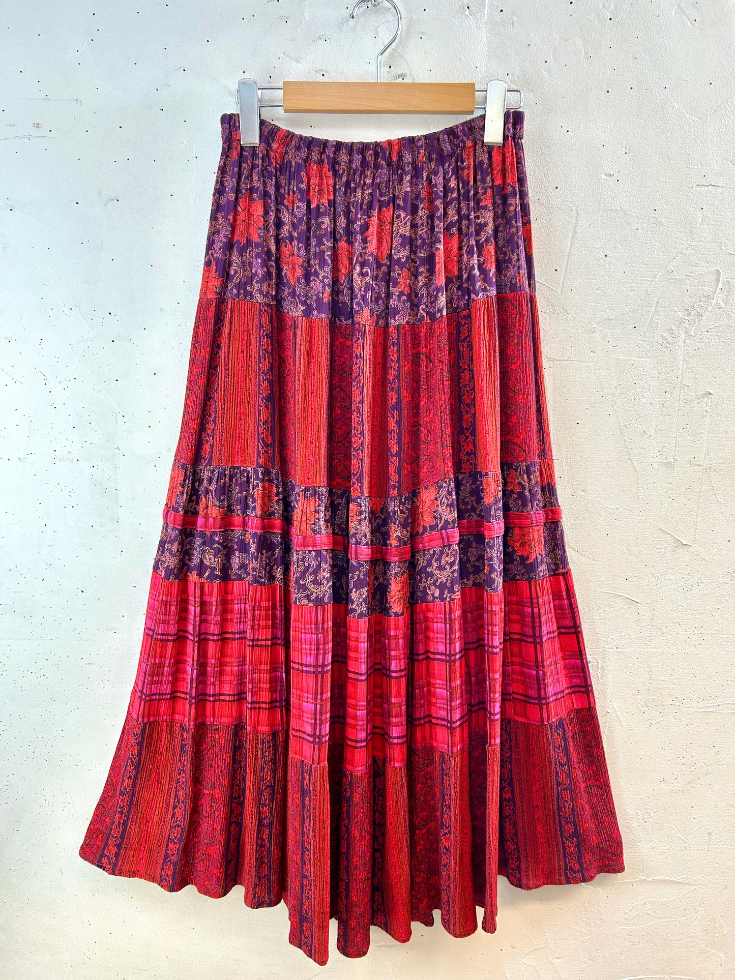 Vintage Tiered Skirt  [H30964]