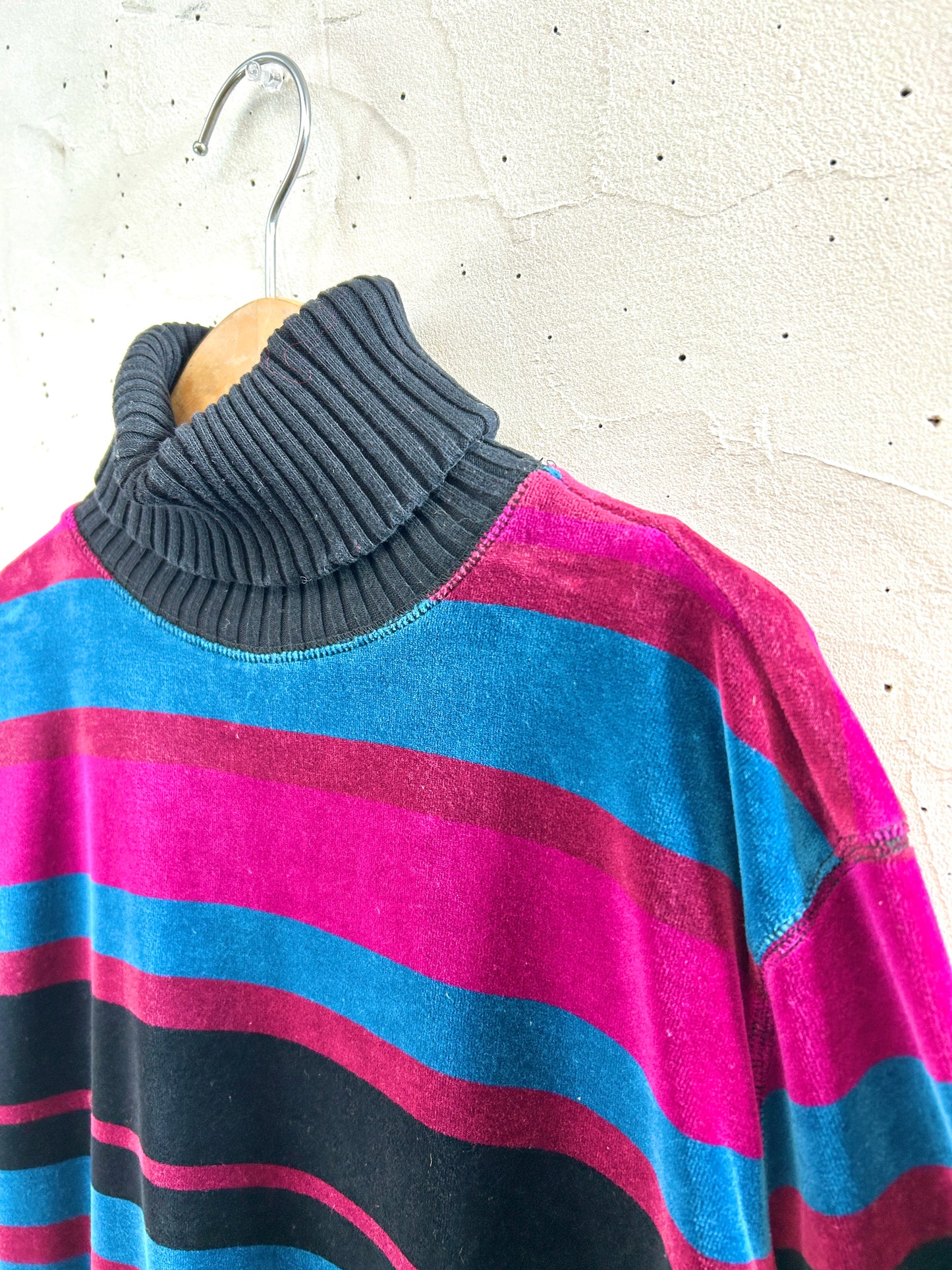 Vintage Velours Tops [K30880]