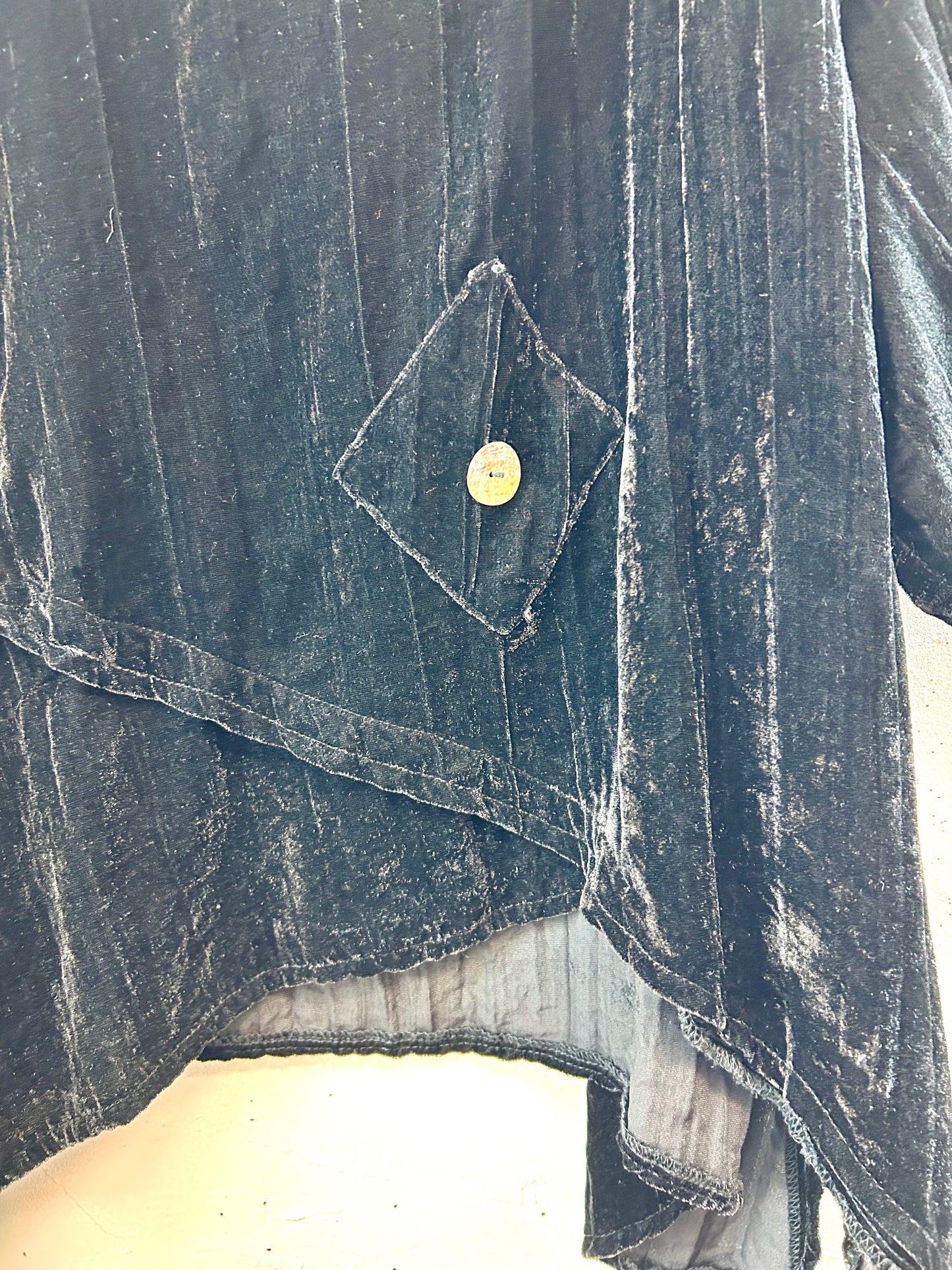 Vintage Velour Tops [K30688]